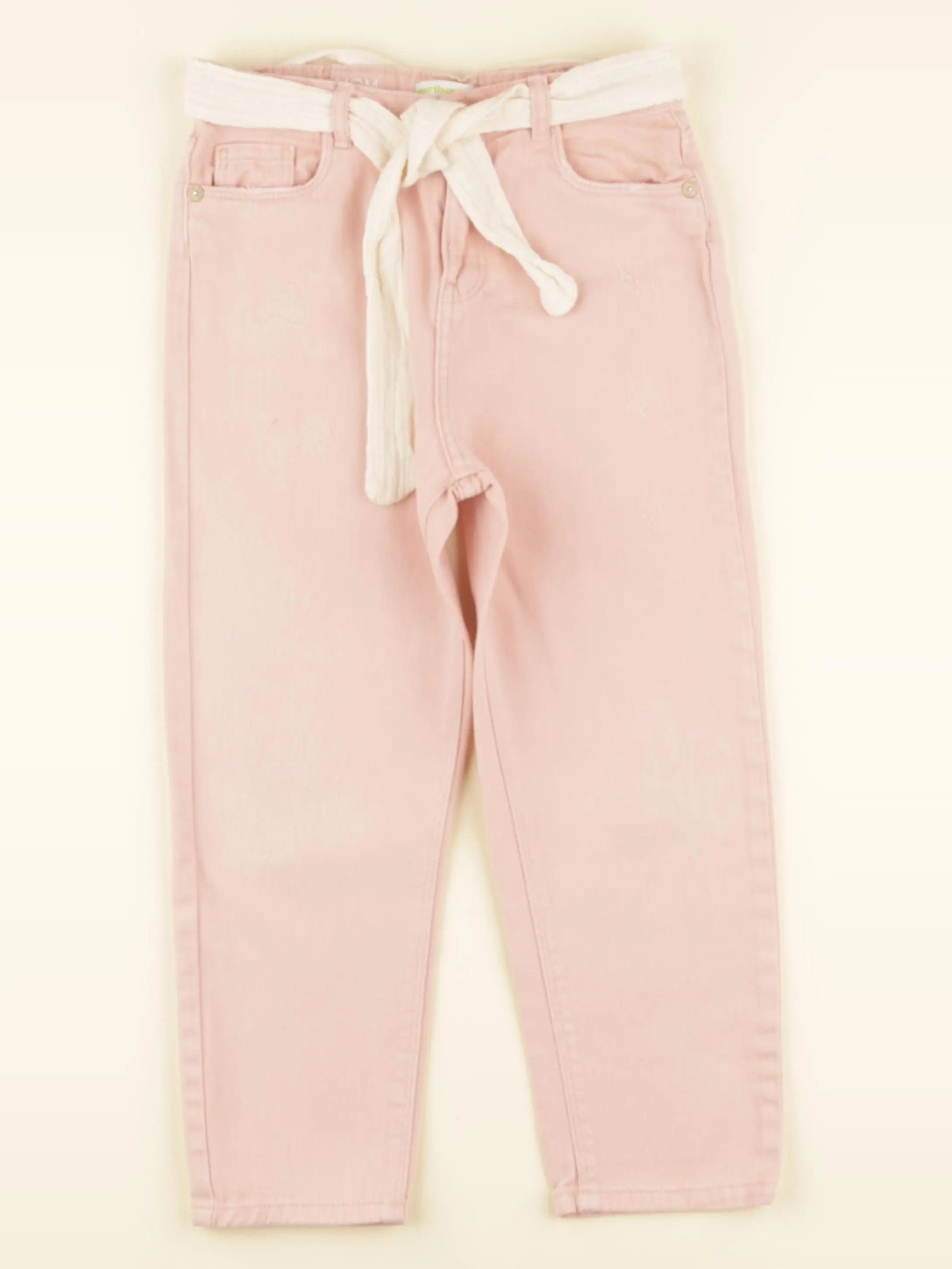 Vertbaudet - jean rose - 7 ans