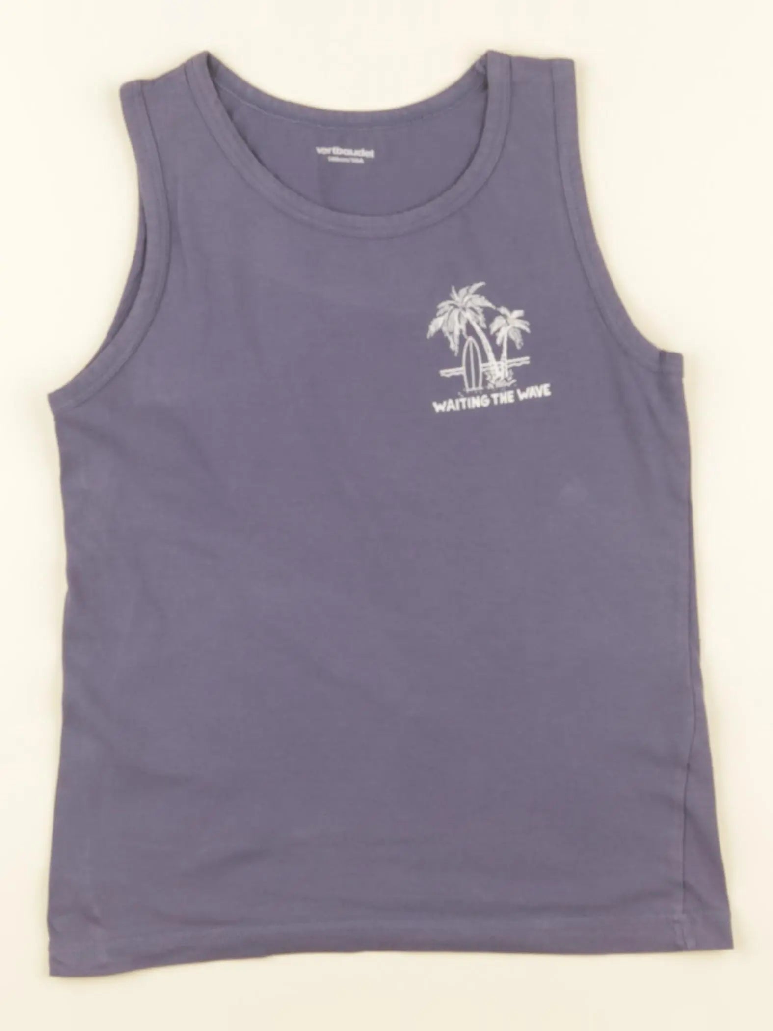 Vertbaudet - débardeur bleu - 10 ans