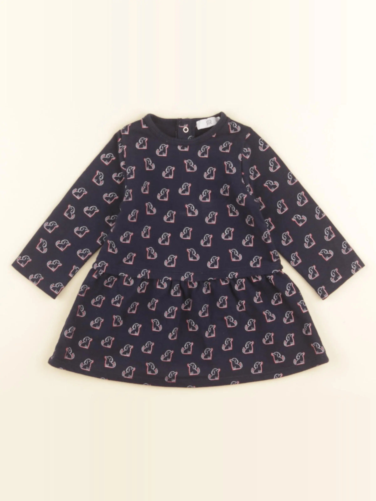 La Redoute - robe bleu - 12 mois