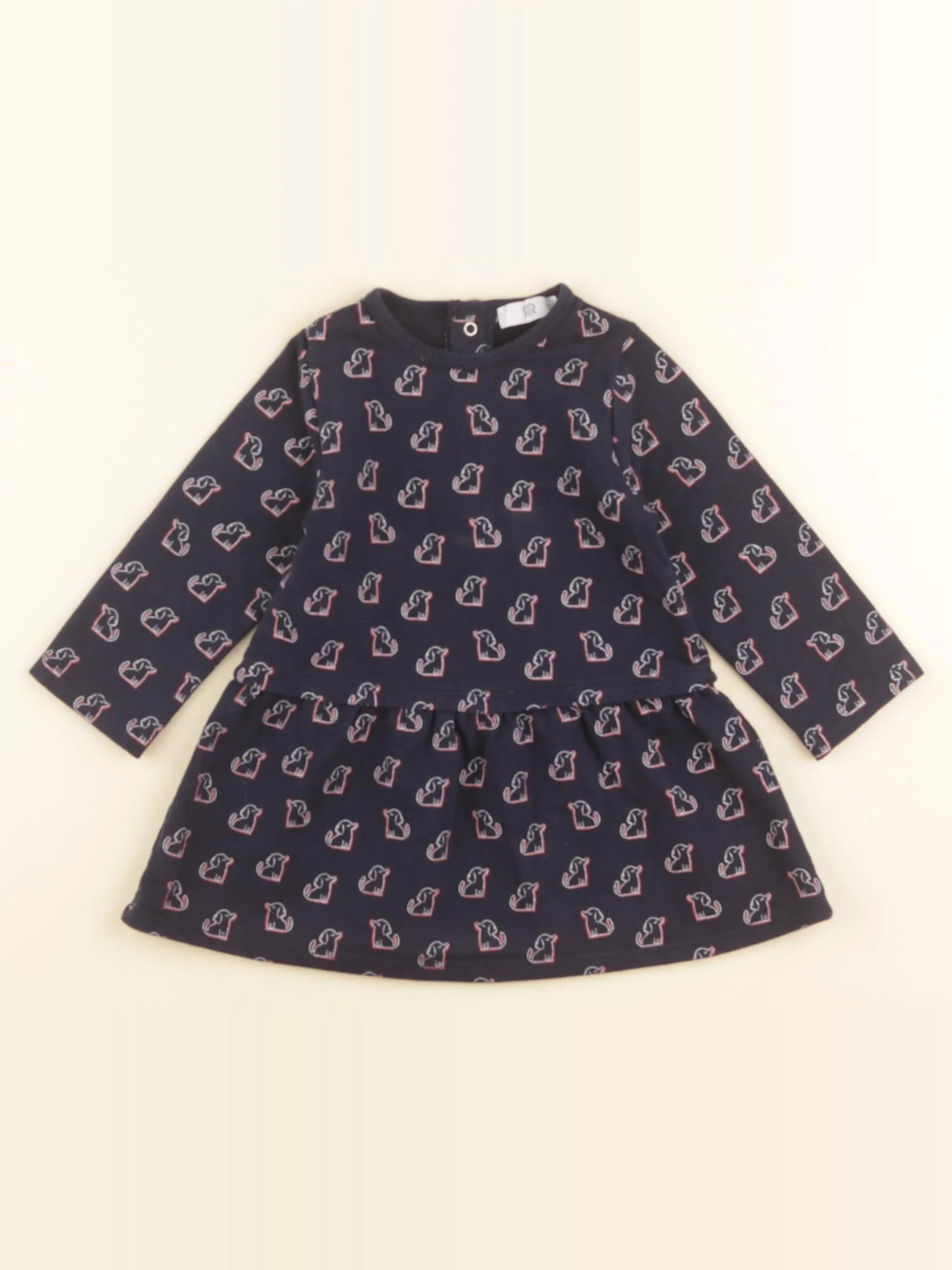 La Redoute - robe bleu - 12 mois