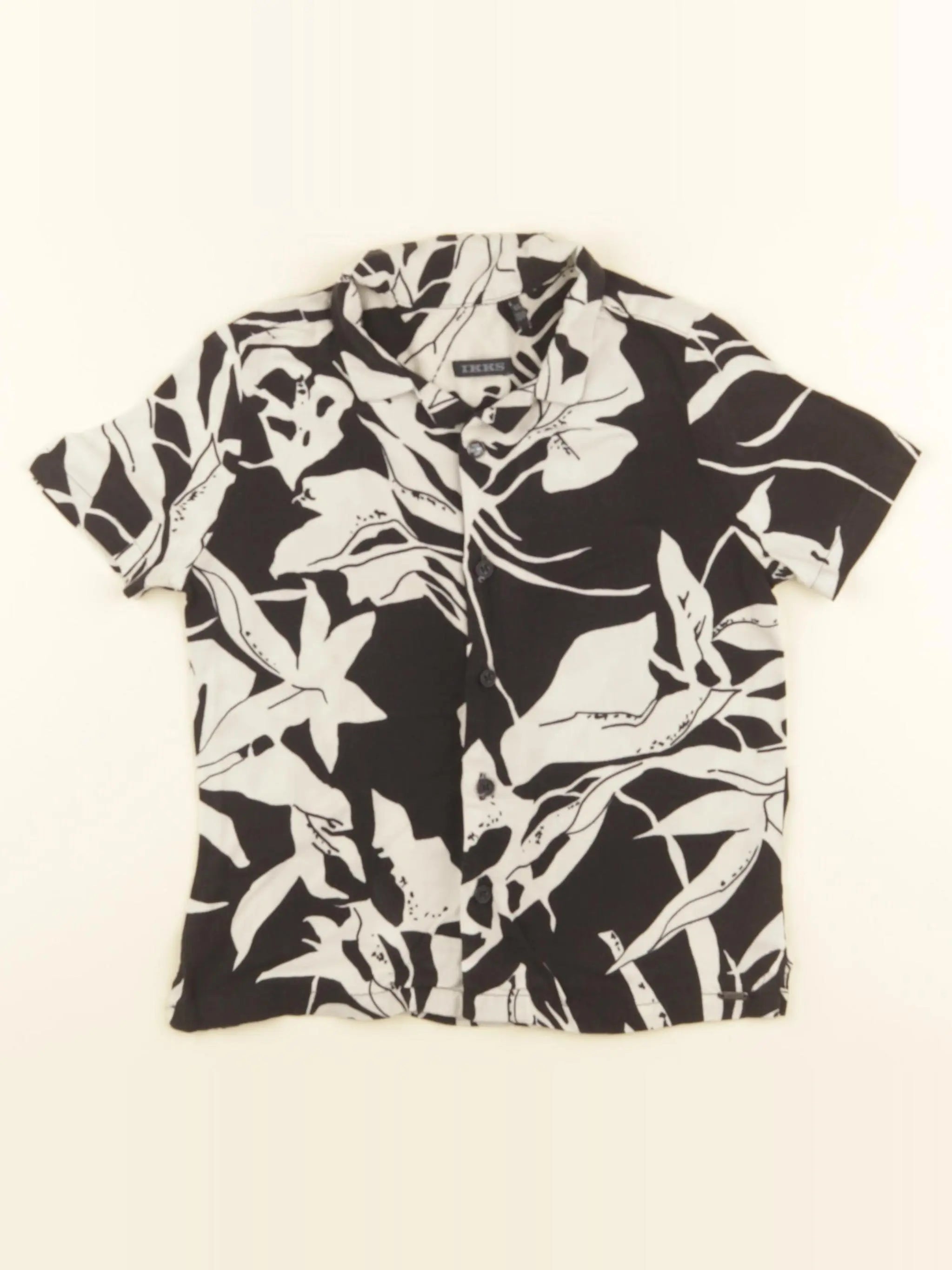 IKKS - chemise blanc, noir - 4 ans