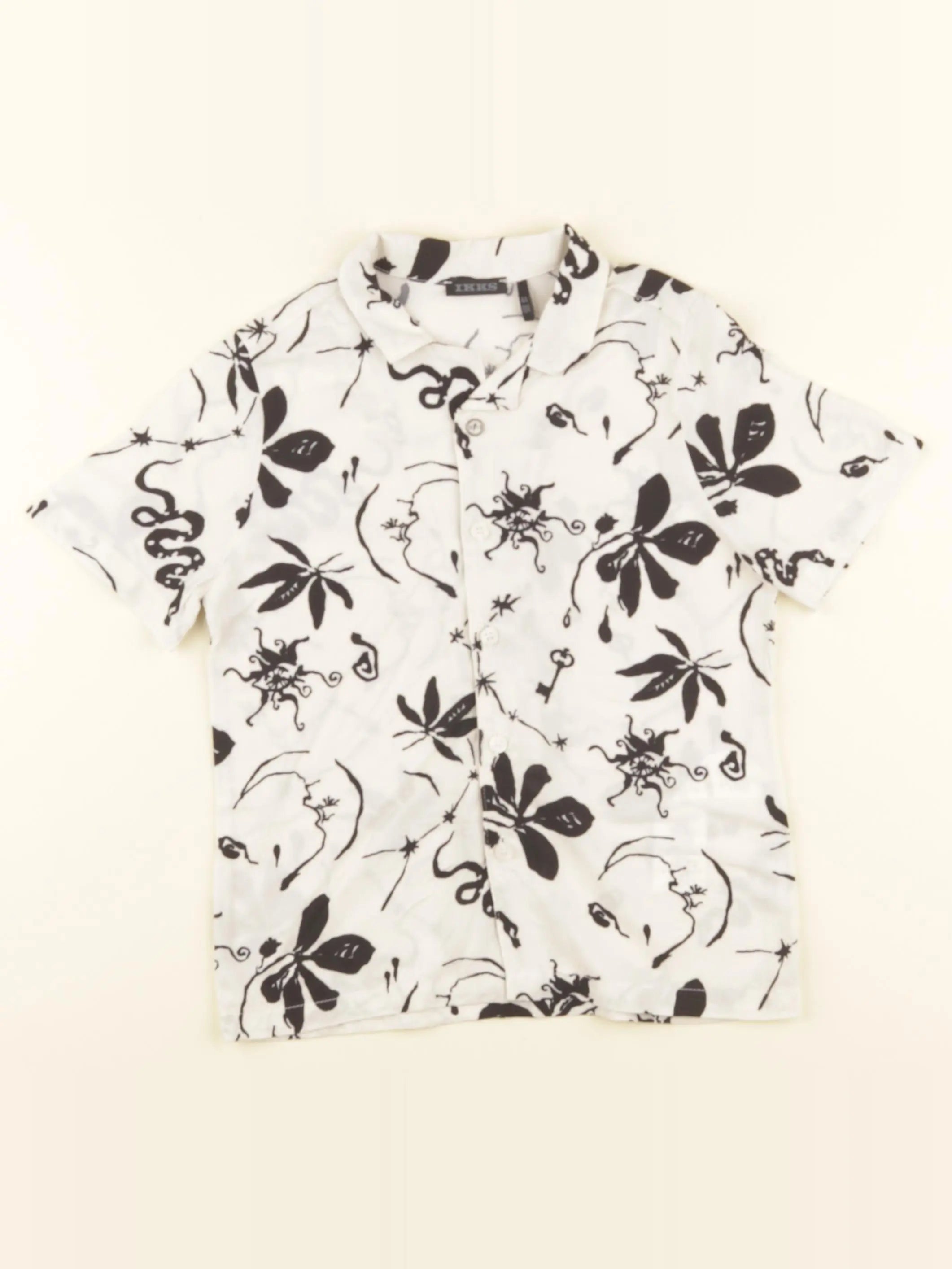 IKKS - chemise blanc, noir - 4 ans