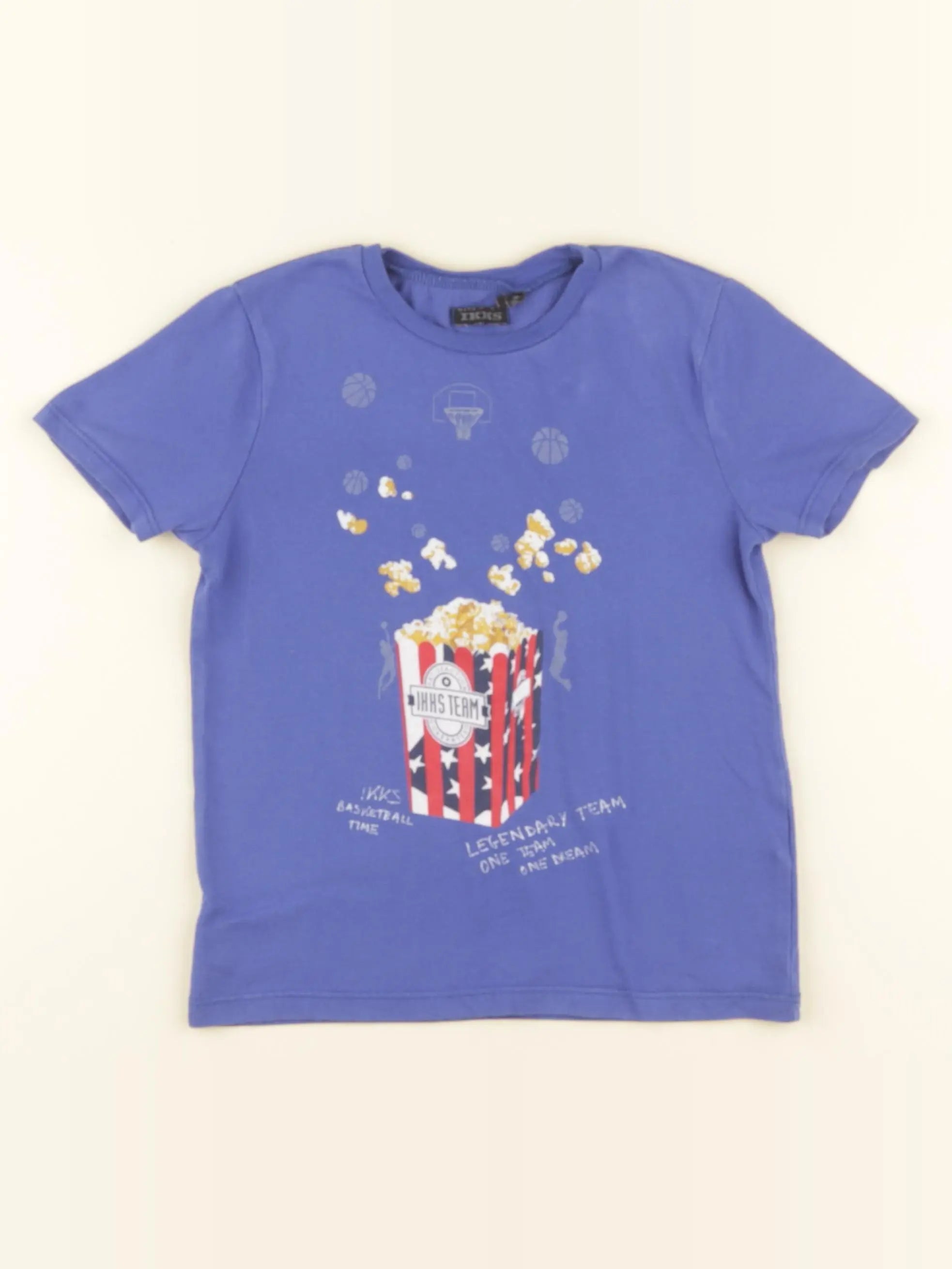 IKKS - tee-shirt bleu - 4 ans