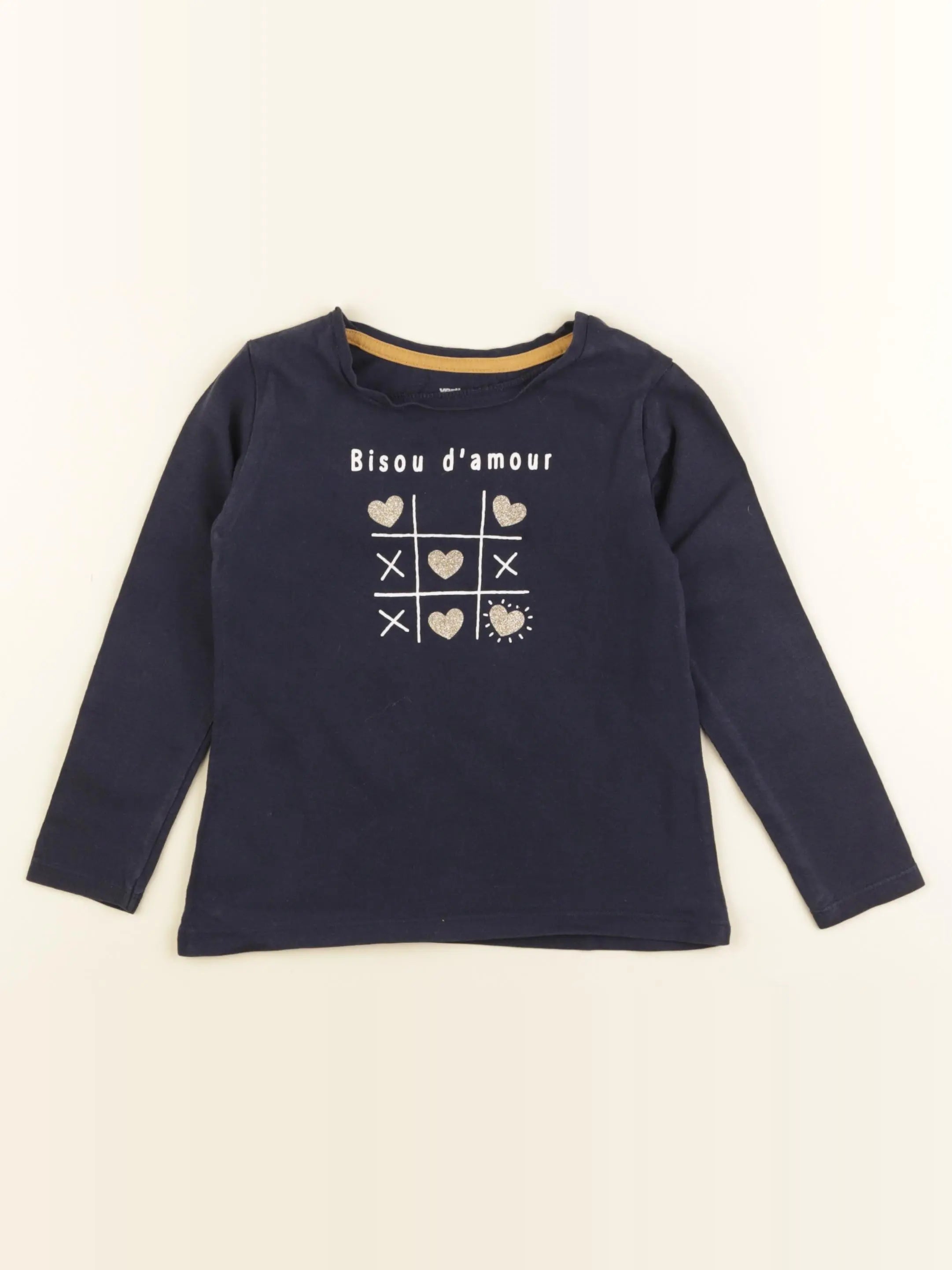 Vertbaudet - tee-shirt bleu - 4 ans