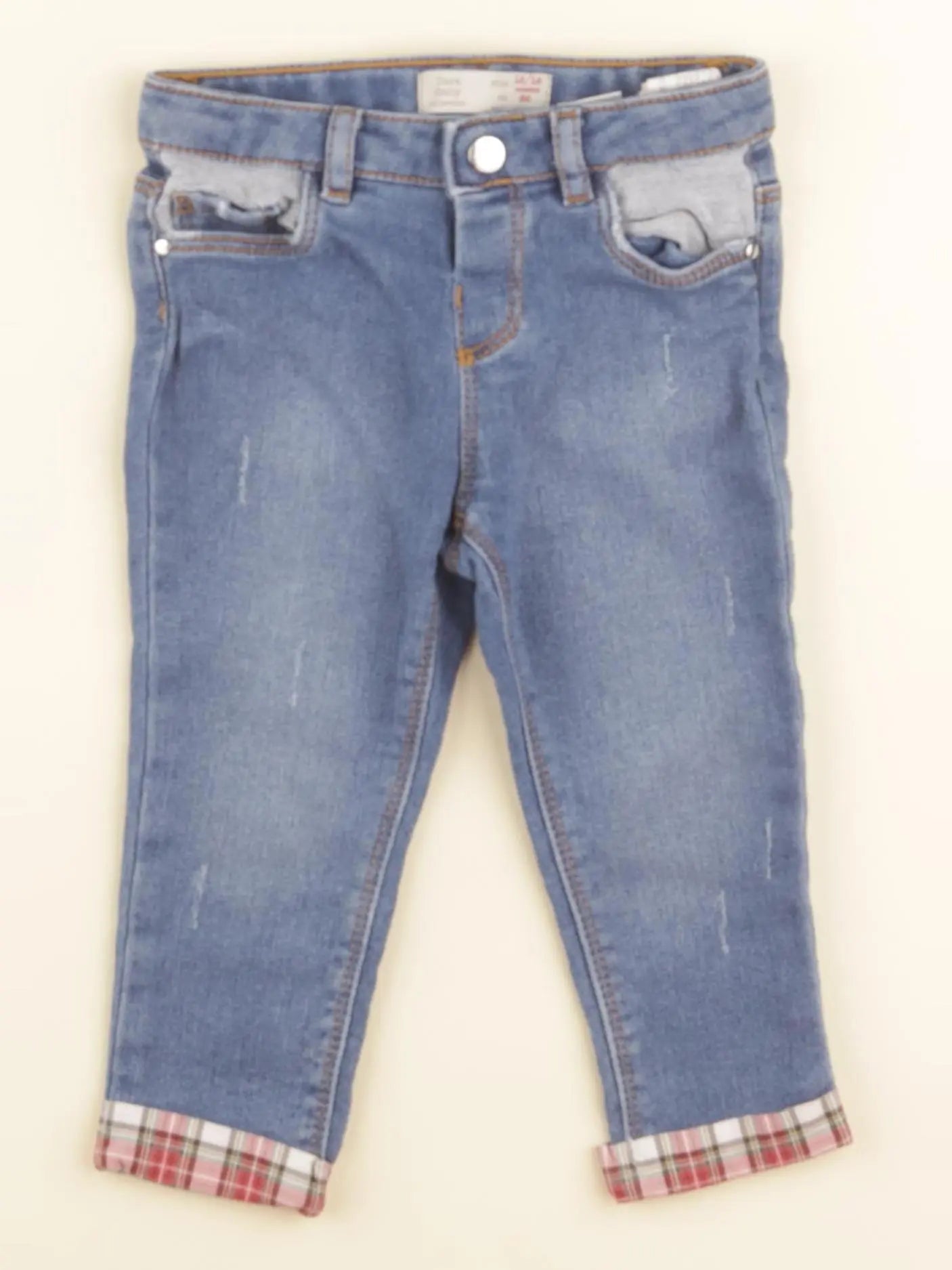 Zara - jean bleu - 12/18 mois