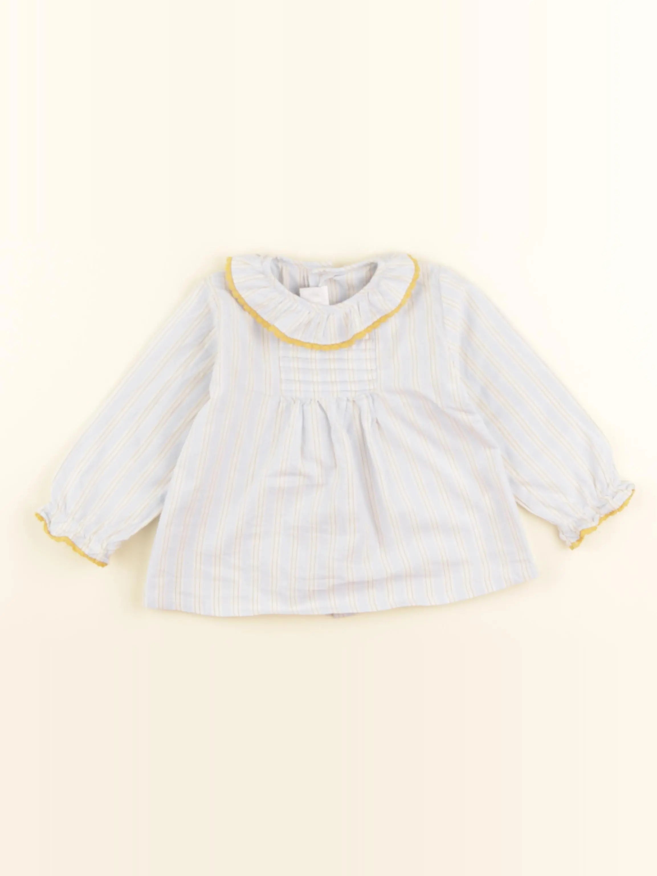Neck & Neck - blouse bleu - 12/18 mois