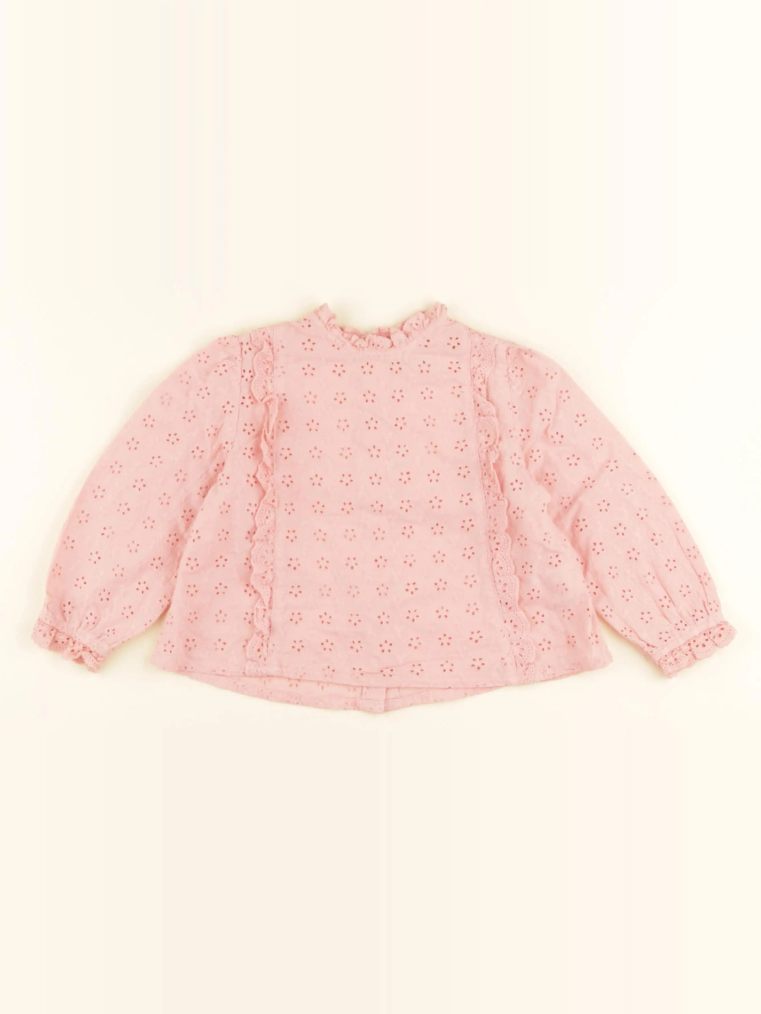 Vertbaudet - blouse rose - 36 mois