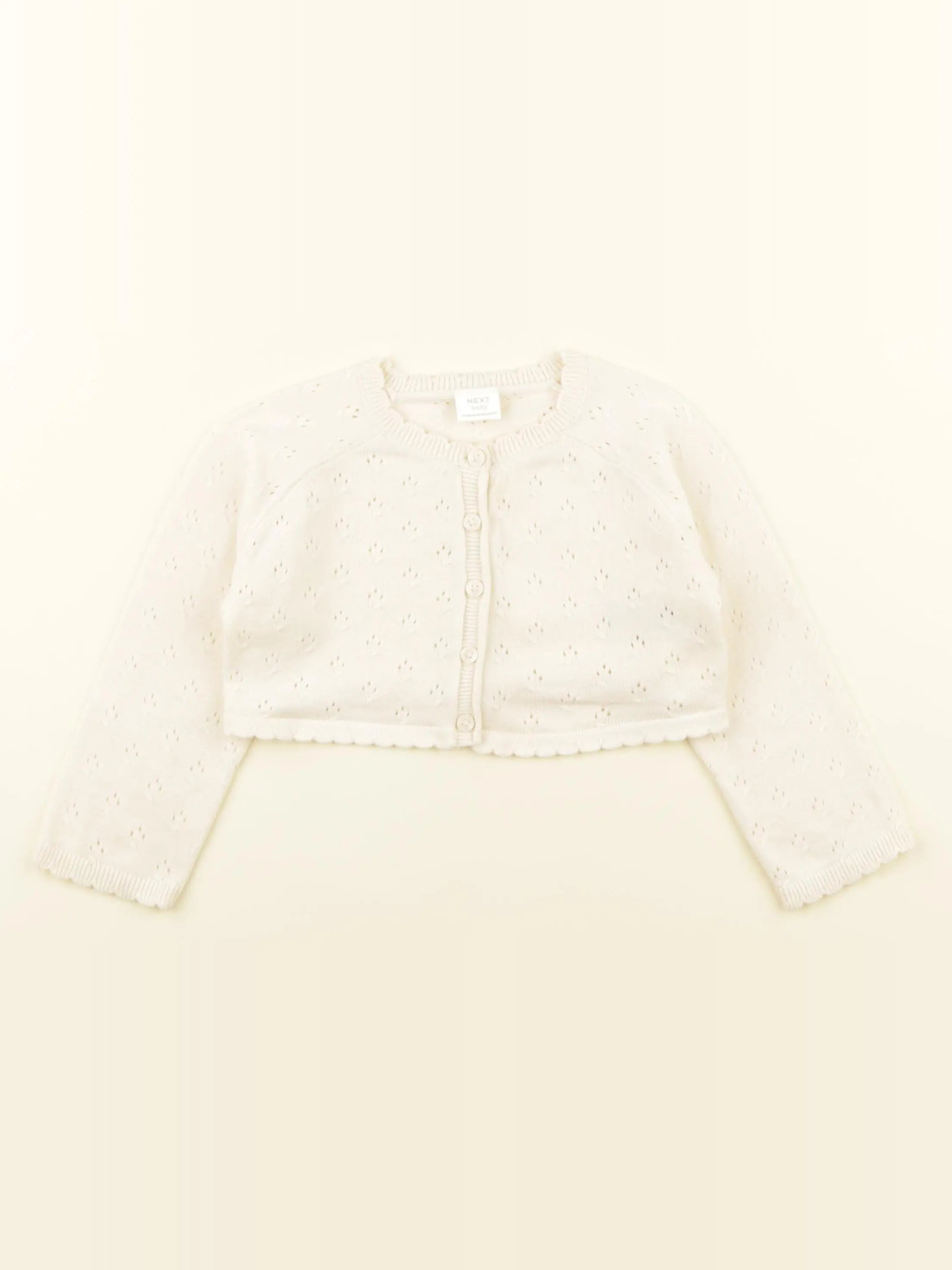 Next - gilet beige - 12/18 mois