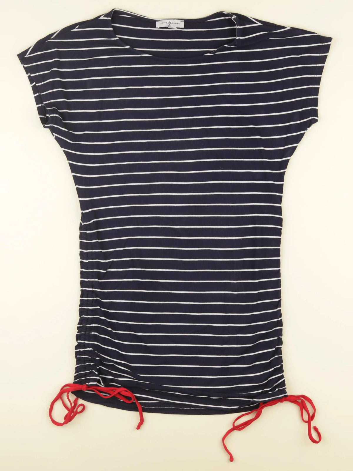 Envie de fraise - tee-shirt grossesse bleu, blanc - 38 à 40