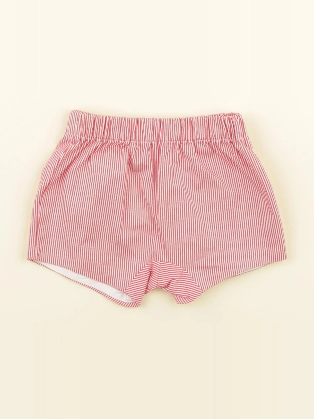 Jacadi - short blanc, rouge - 3 mois