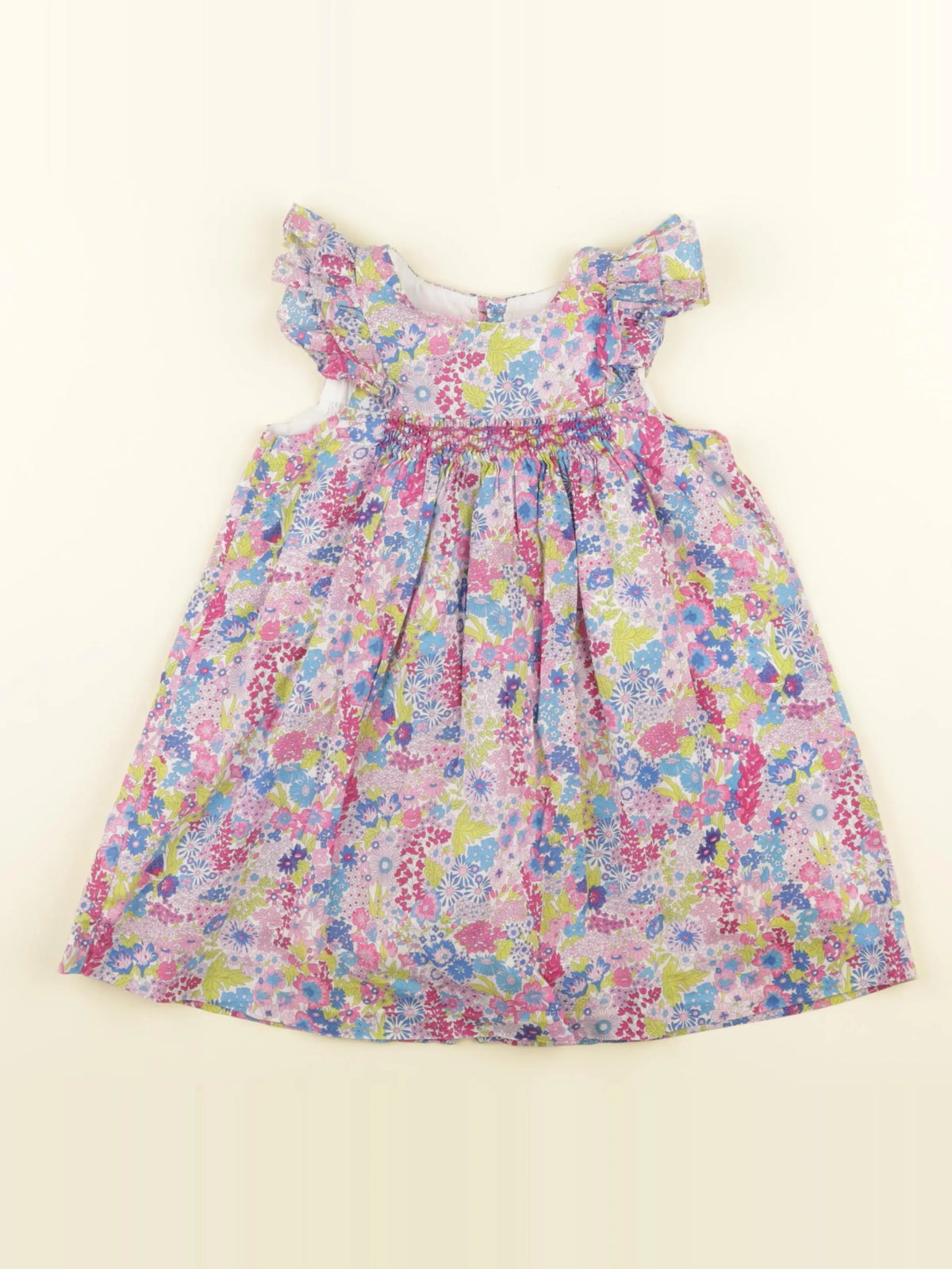 Jacadi - robe liberty multicolore - 24 mois