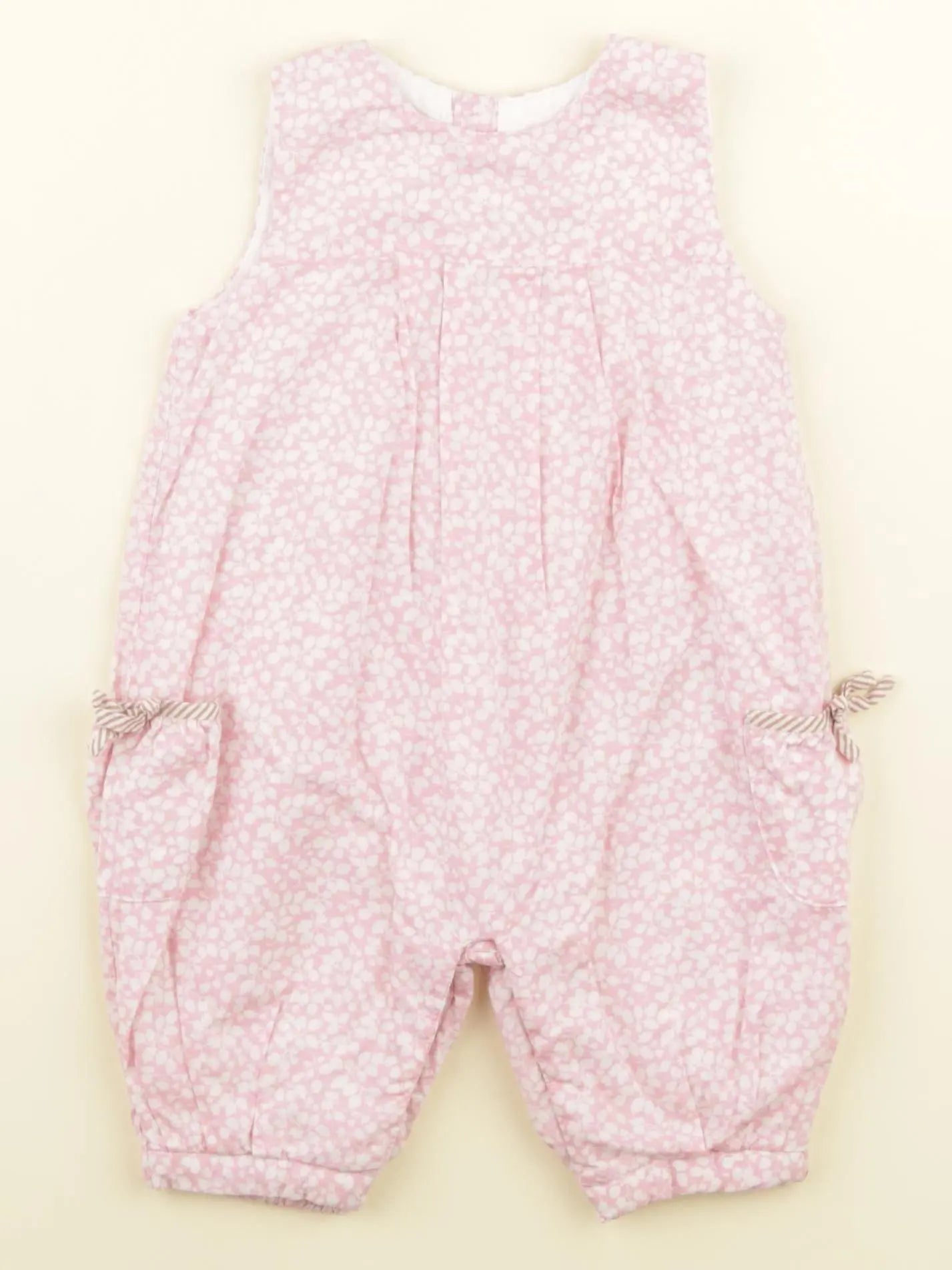 Jacadi - combinaison rose, blanc - 3 mois