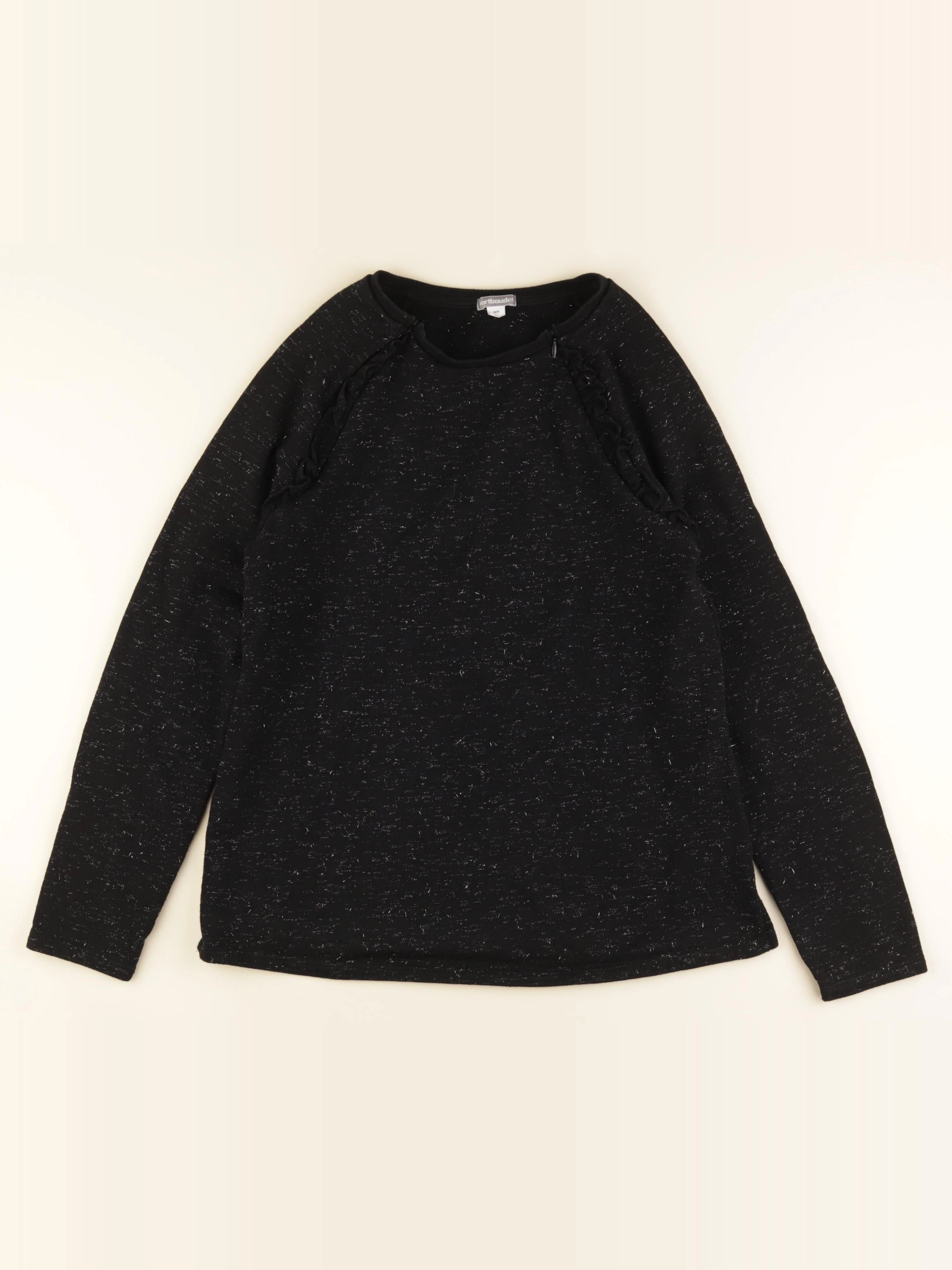 Vertbaudet - sweat grossesse, allaitement noir, argent - 34 à 36