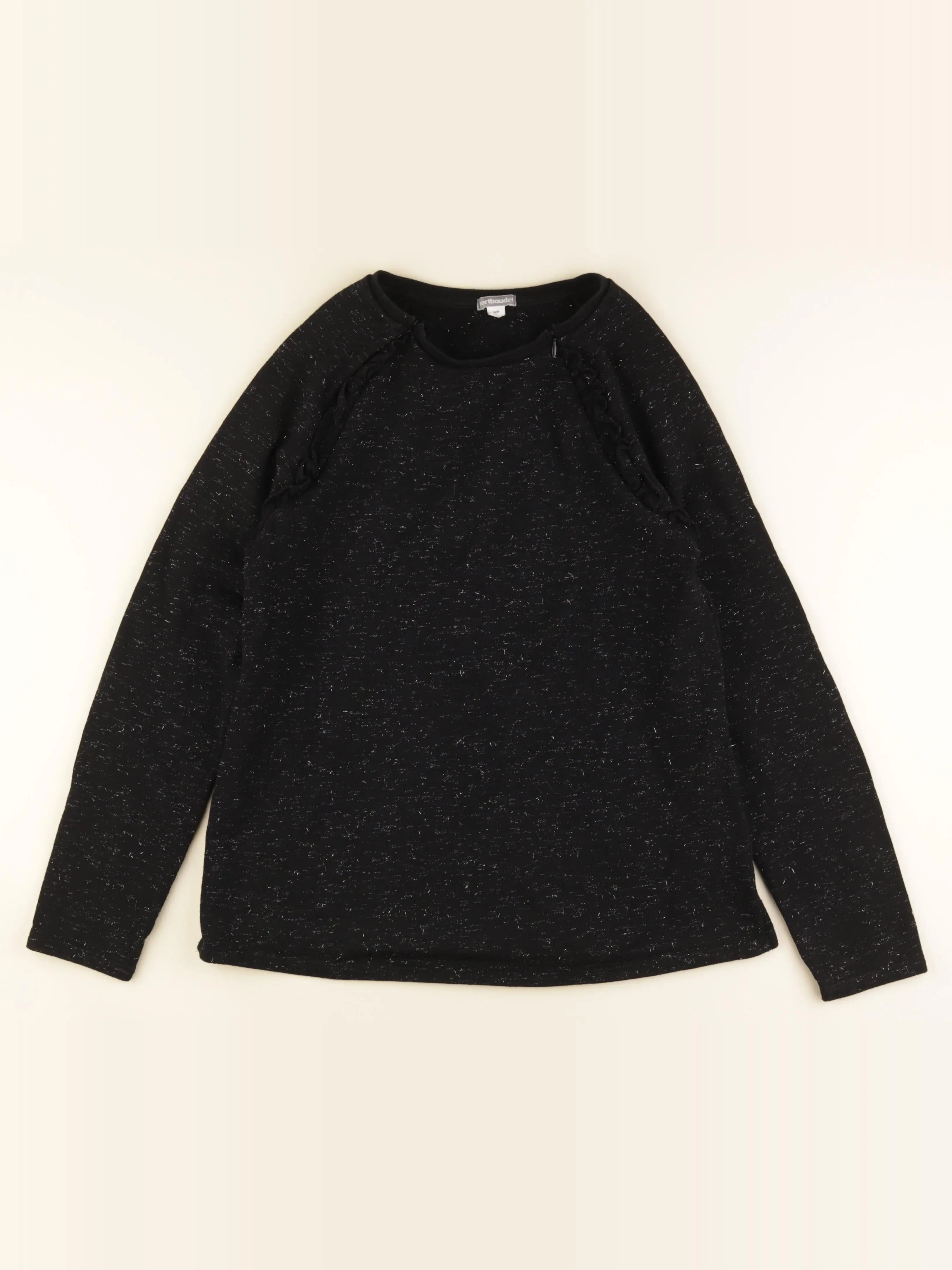 Vertbaudet - sweat grossesse, allaitement noir, argent - 34 à 36