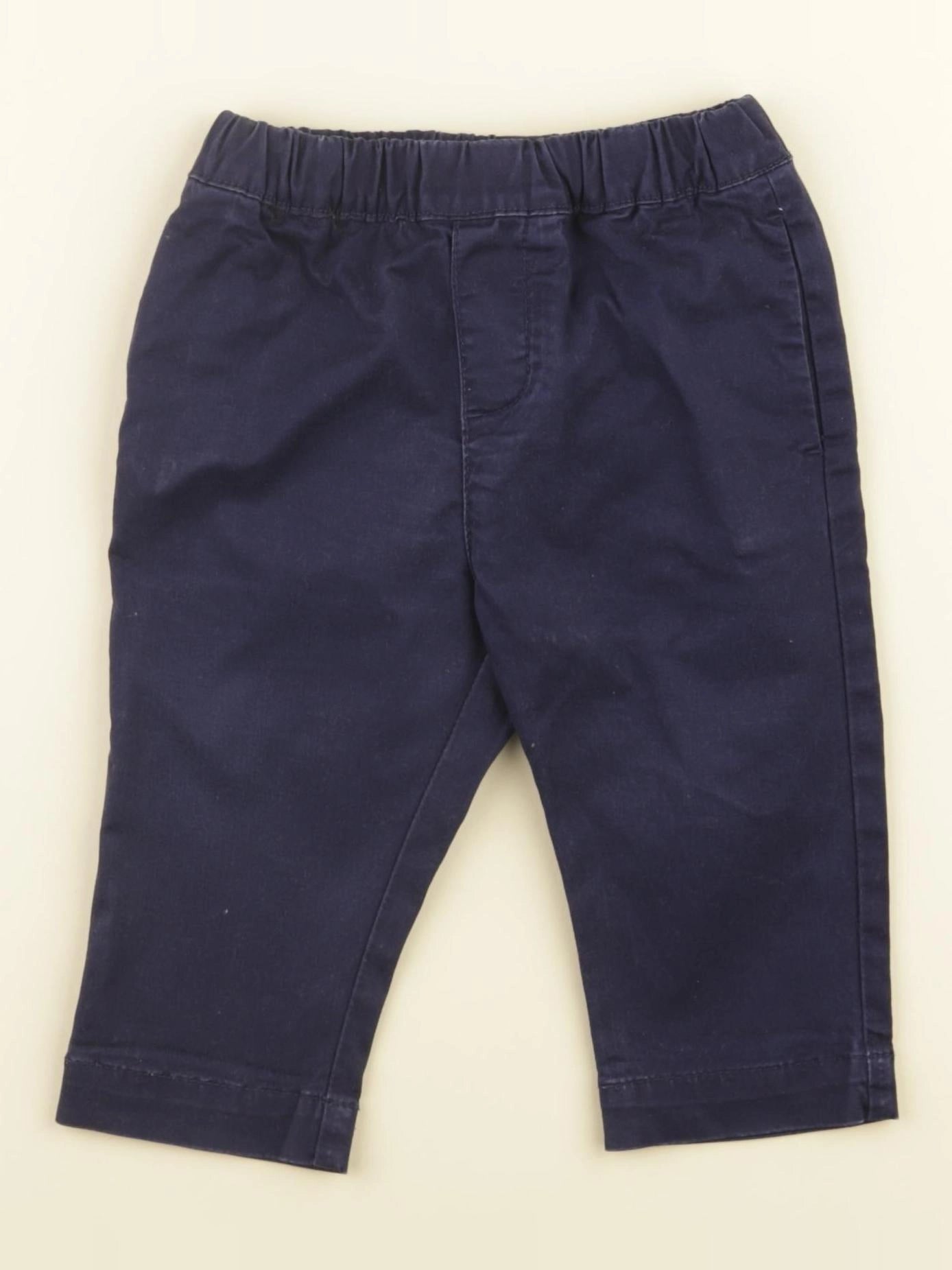 Jacadi - pantalon bleu - 12 mois