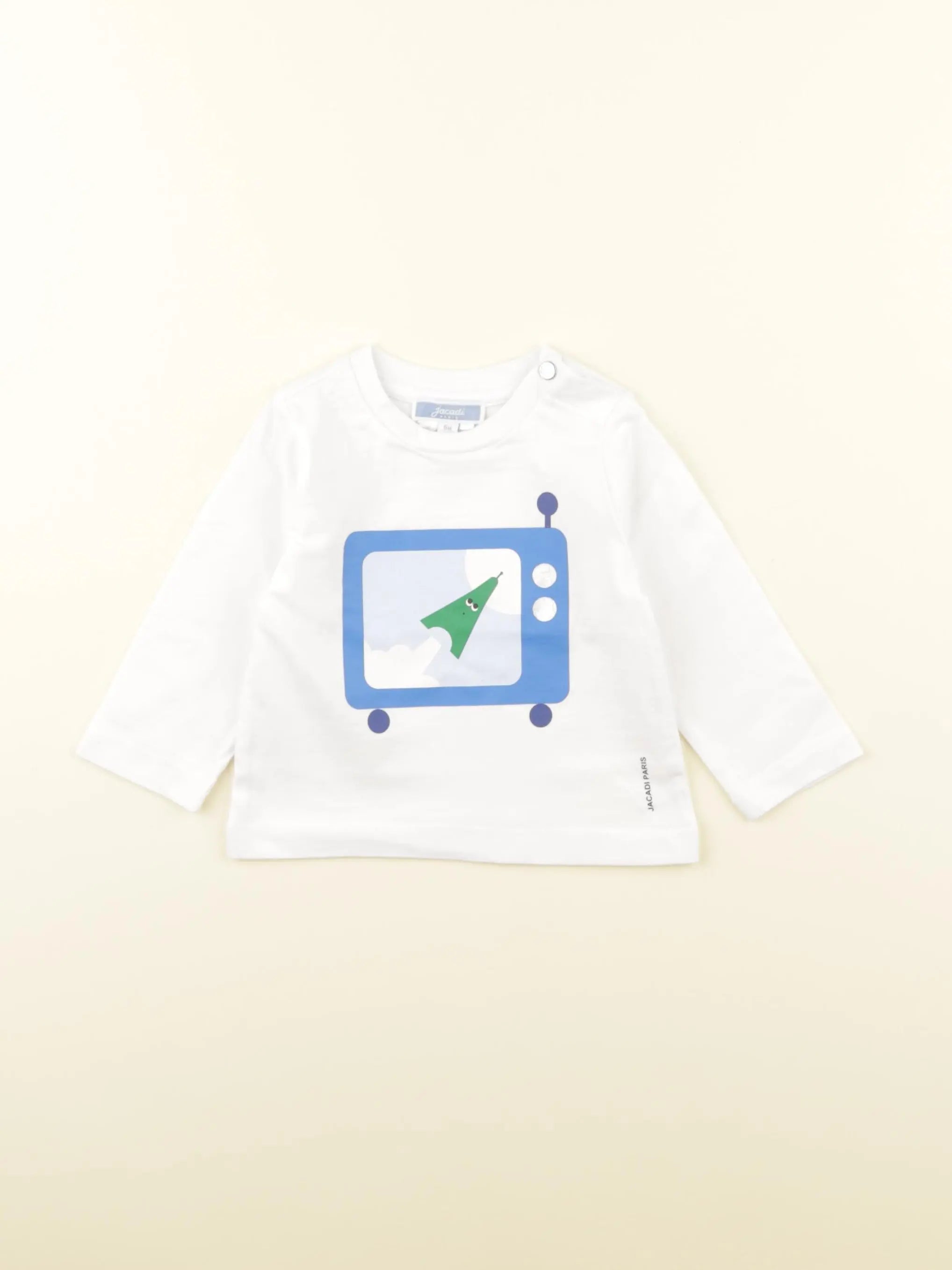 Jacadi - tee-shirt blanc - 6 mois