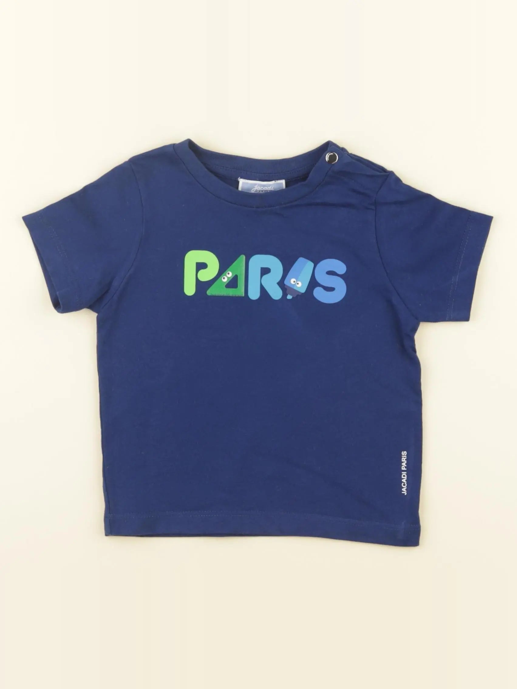 Jacadi - tee-shirt bleu - 18 mois