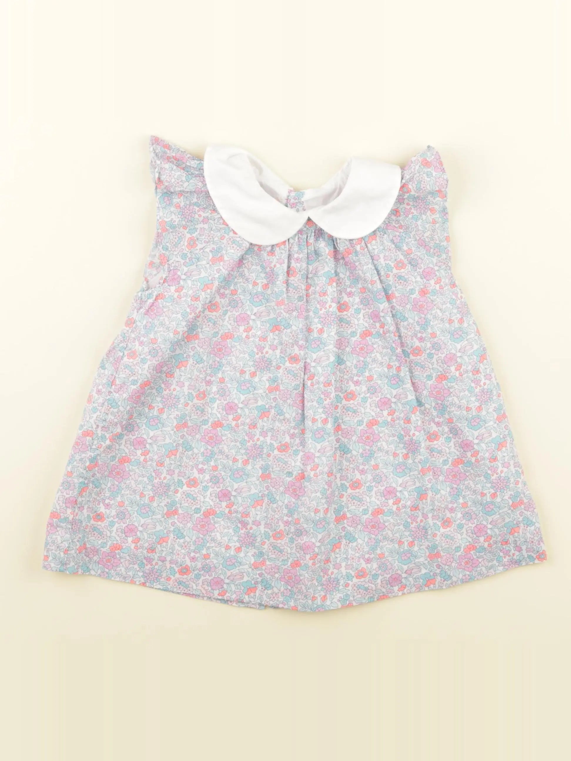 Jacadi - robe liberty multicolore - 12 mois