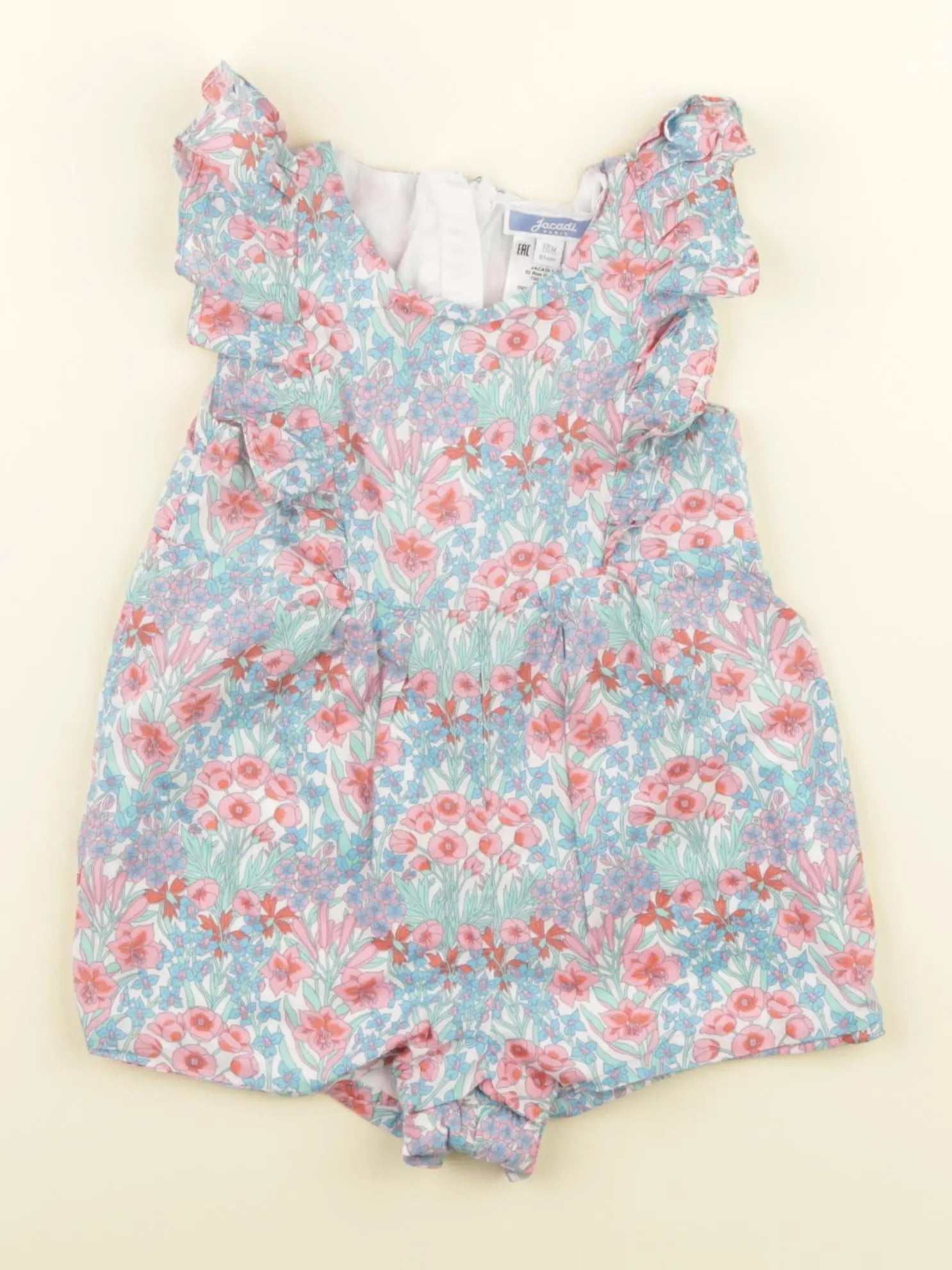 Jacadi - combinaison liberty multicolore - 18 mois