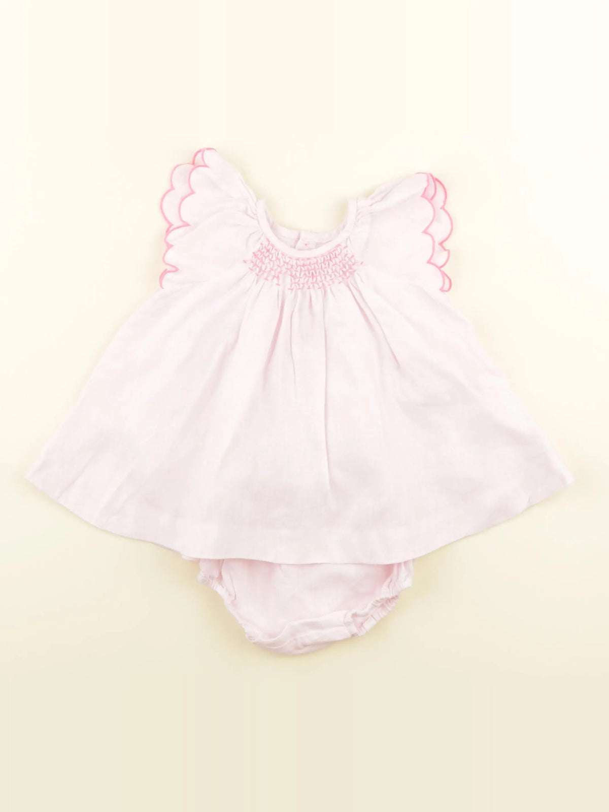 Jacadi - robe rose - 3 mois