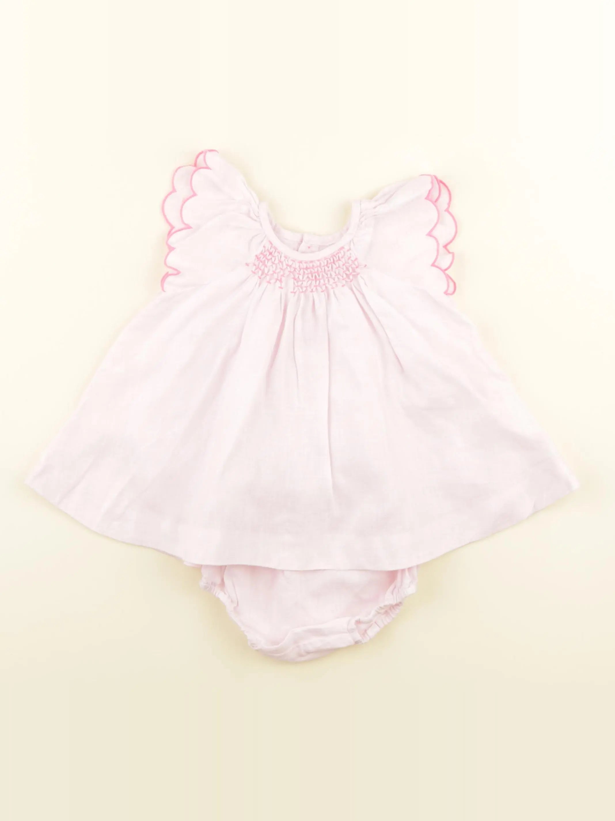 Jacadi - robe rose - 3 mois