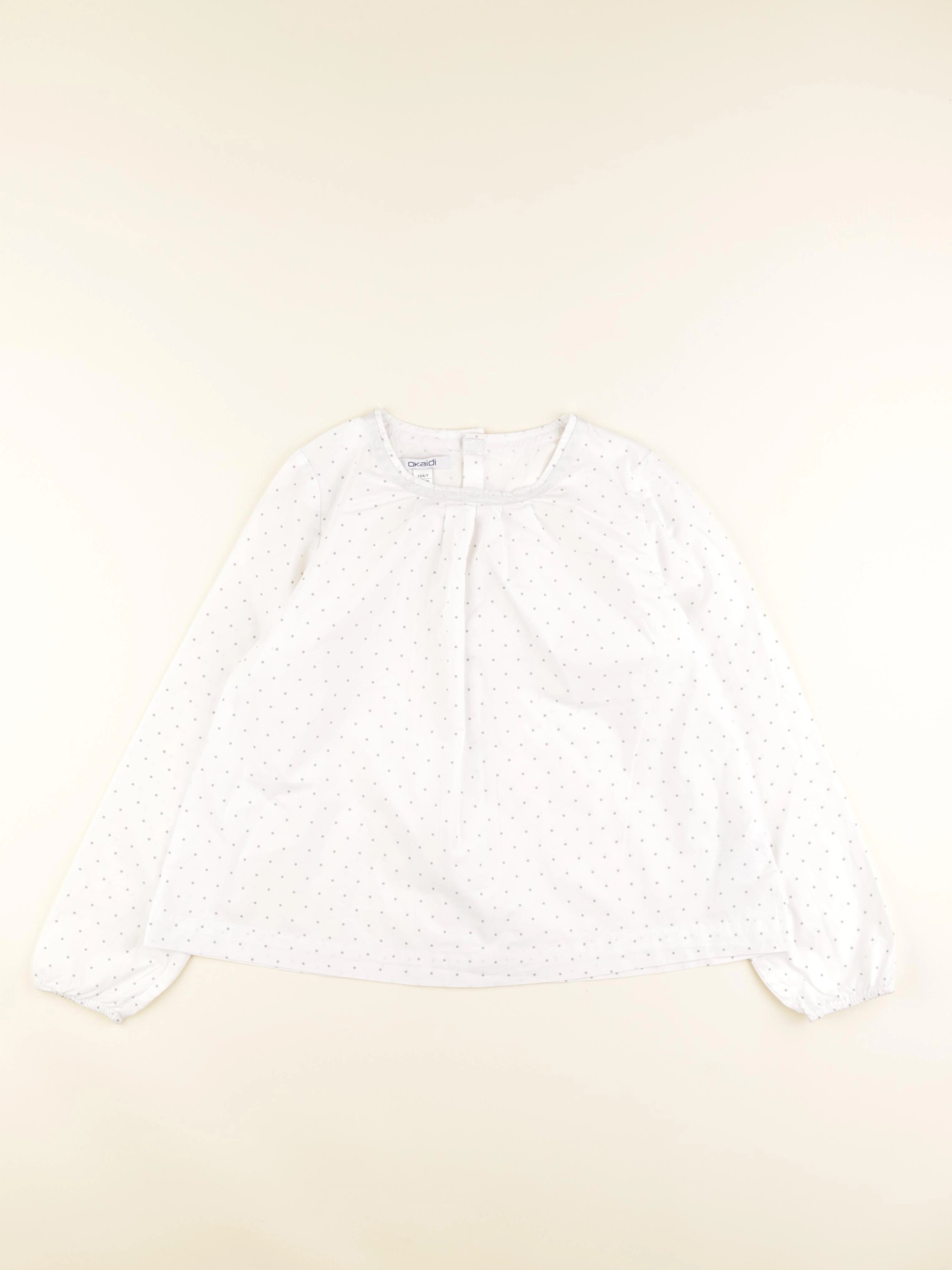 Okaidi - blouse blanc - 10 ans