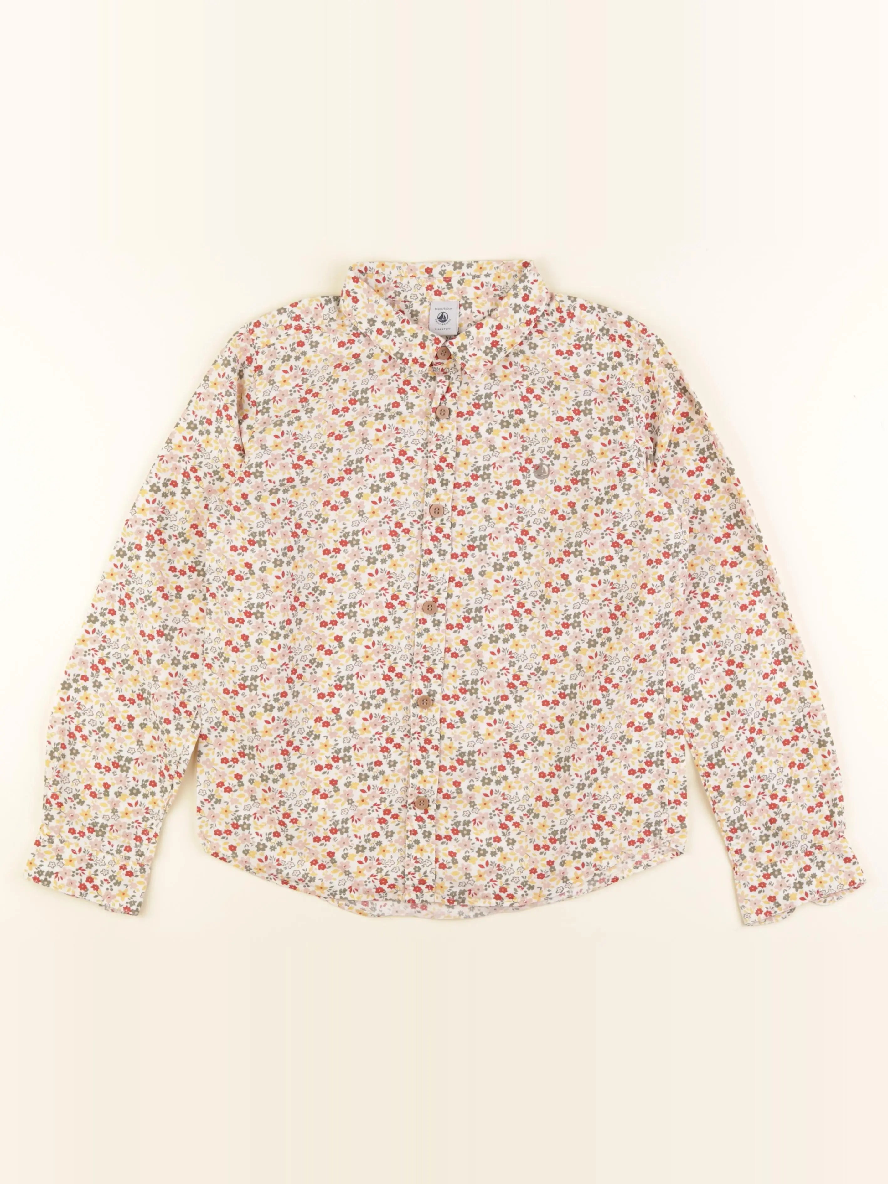 Petit Bateau - blouse blanc - 10 ans