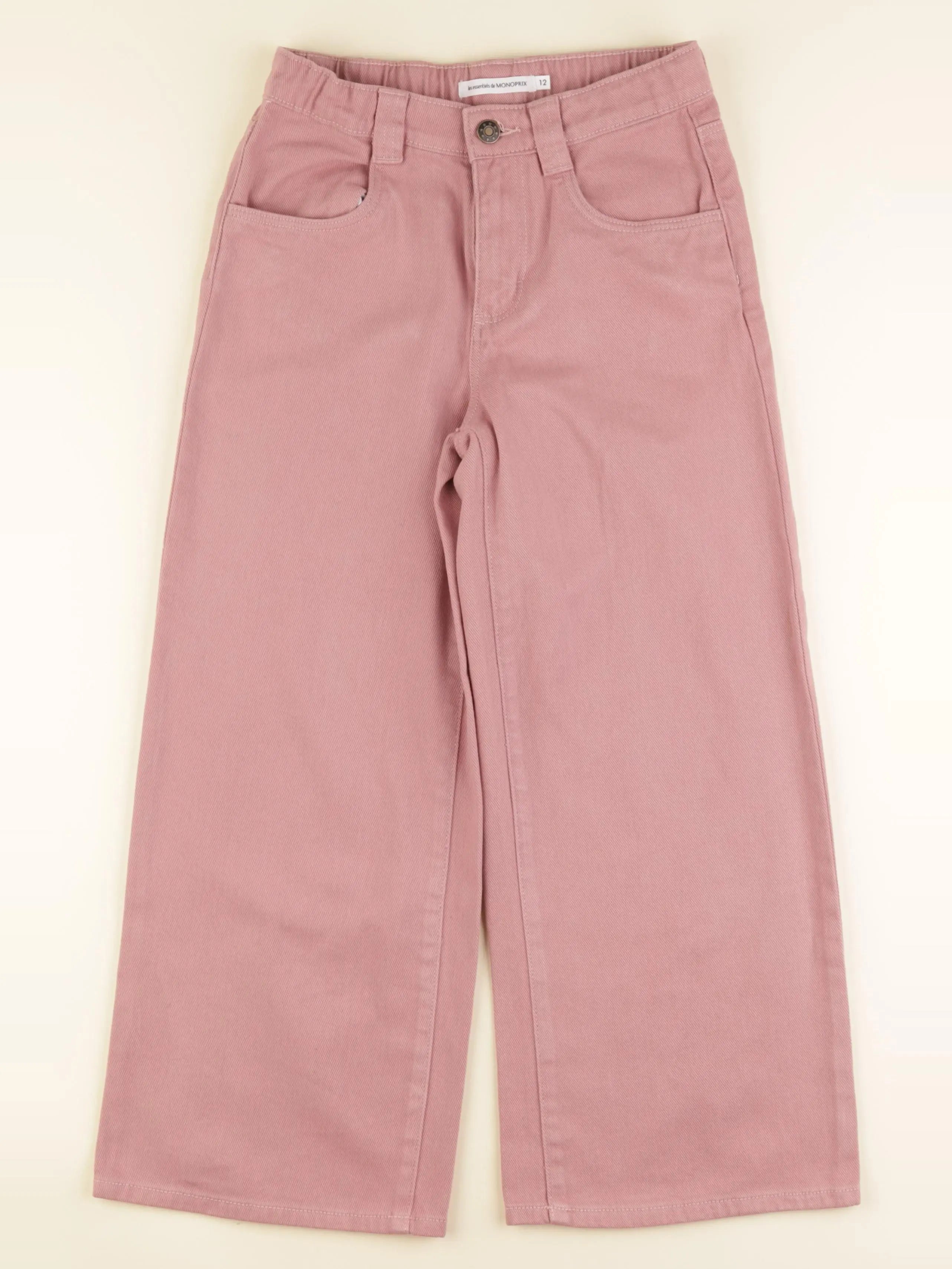 Monoprix - jean rose - 12 ans