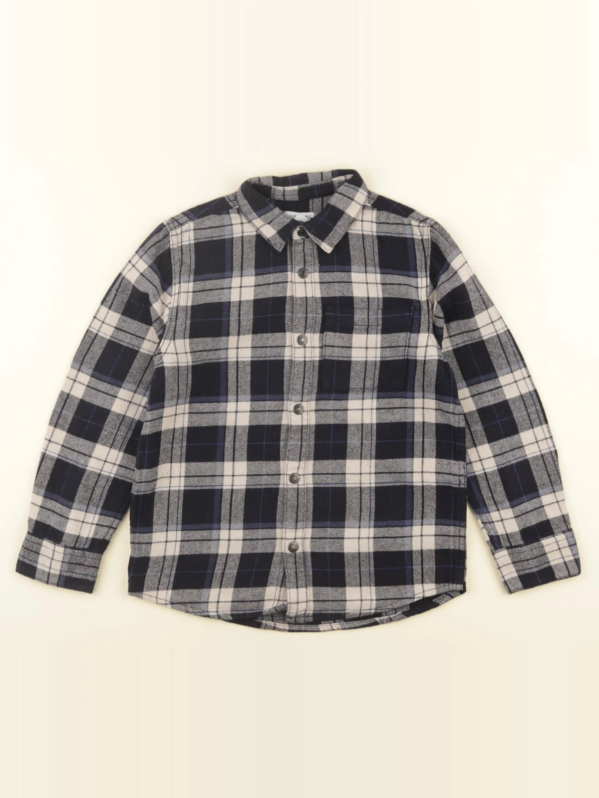 Vertbaudet - chemise bleu - 8 ans