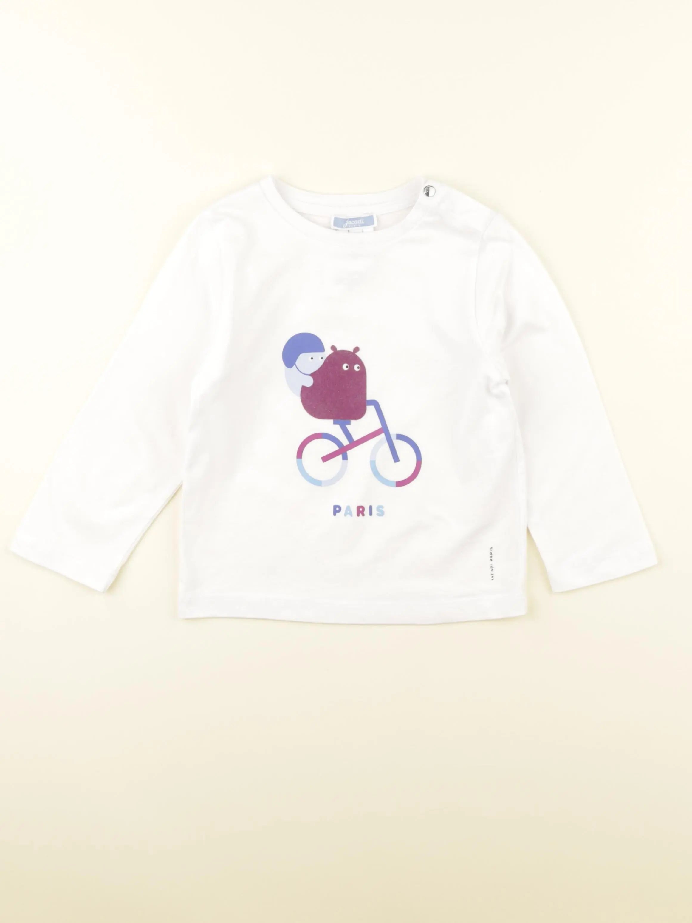 Jacadi - tee-shirt blanc - 36 mois