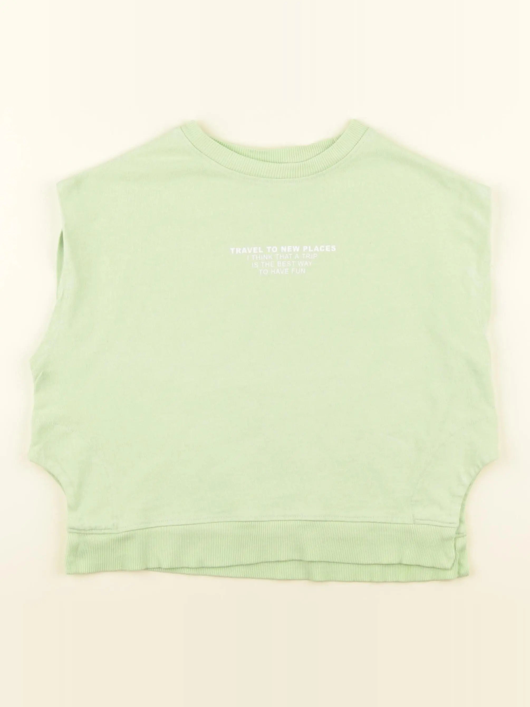 Zara - pull vert - 7 ans