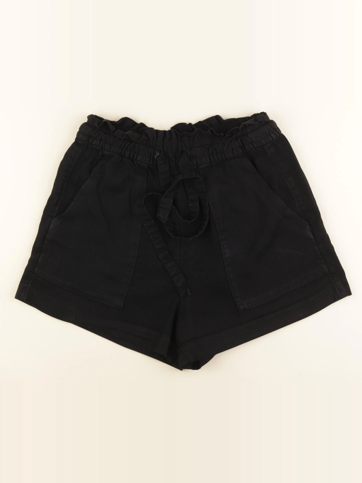 H&M - short grossesse noir - 34