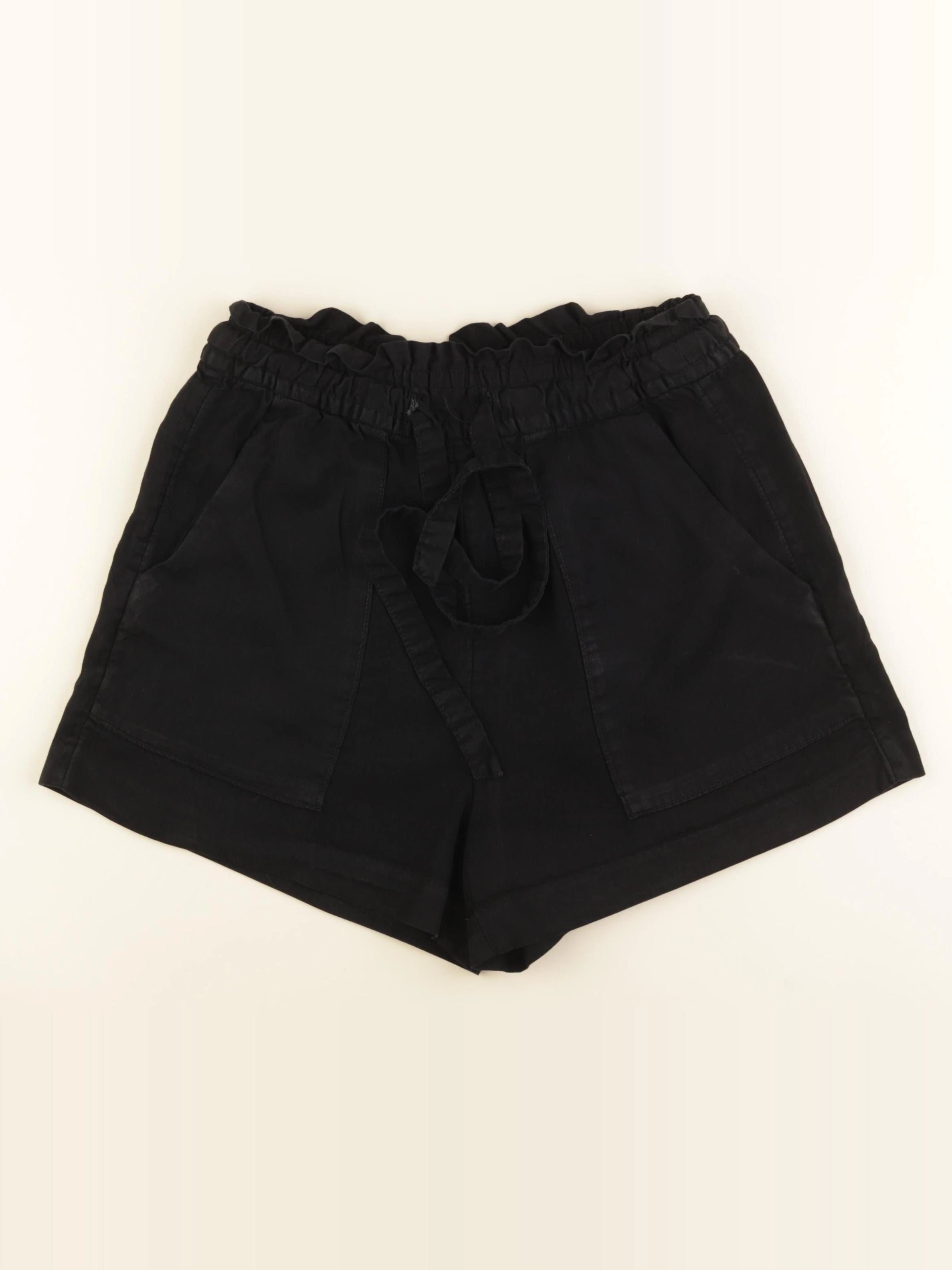 H&M - short grossesse noir - 34