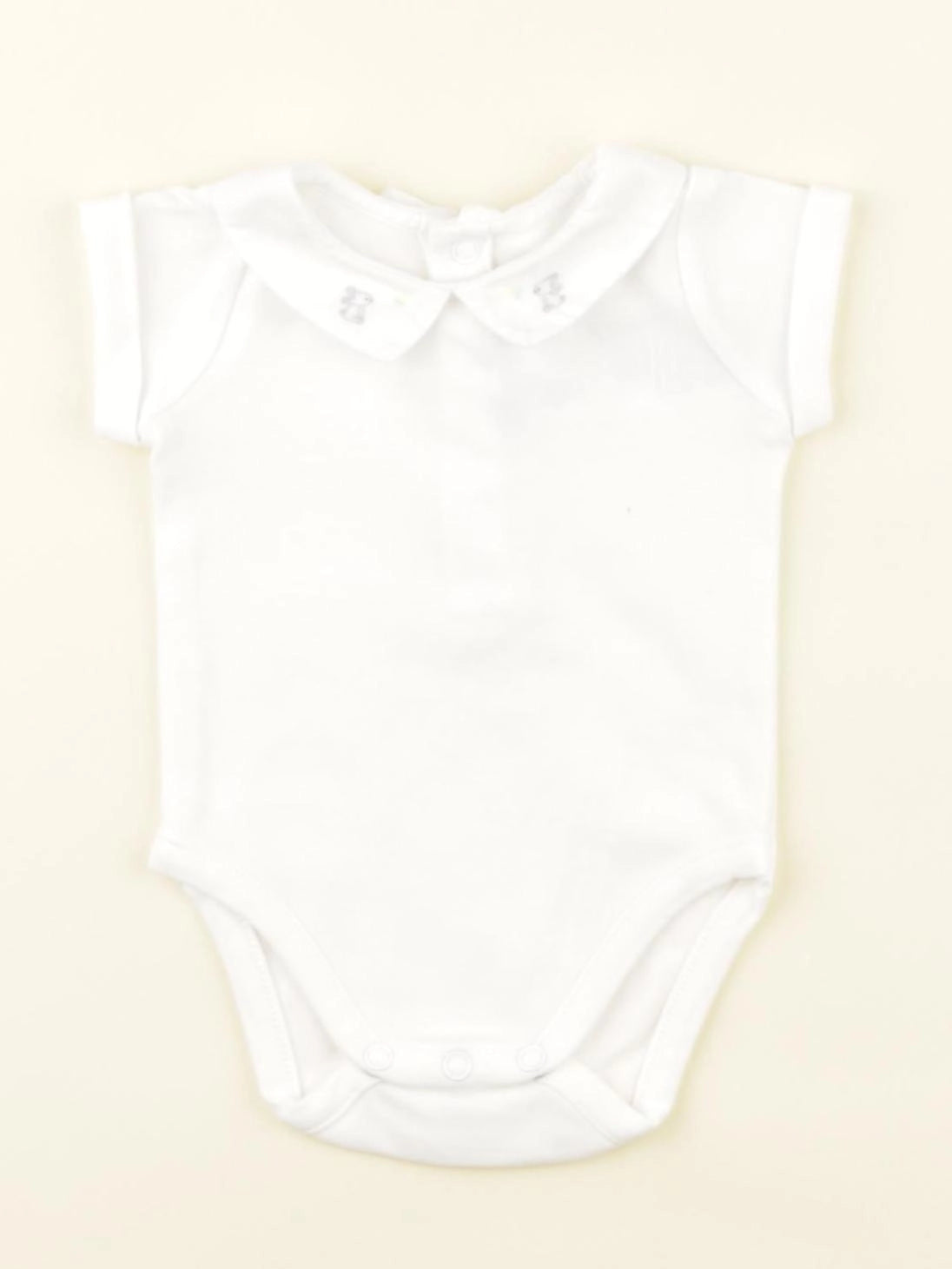 Jacadi - body à col blanc - 1 mois