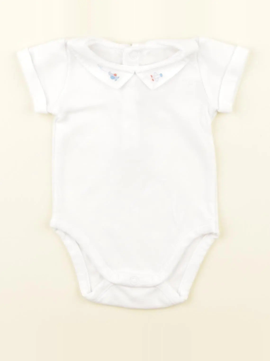 Jacadi - body à col blanc - 1 mois