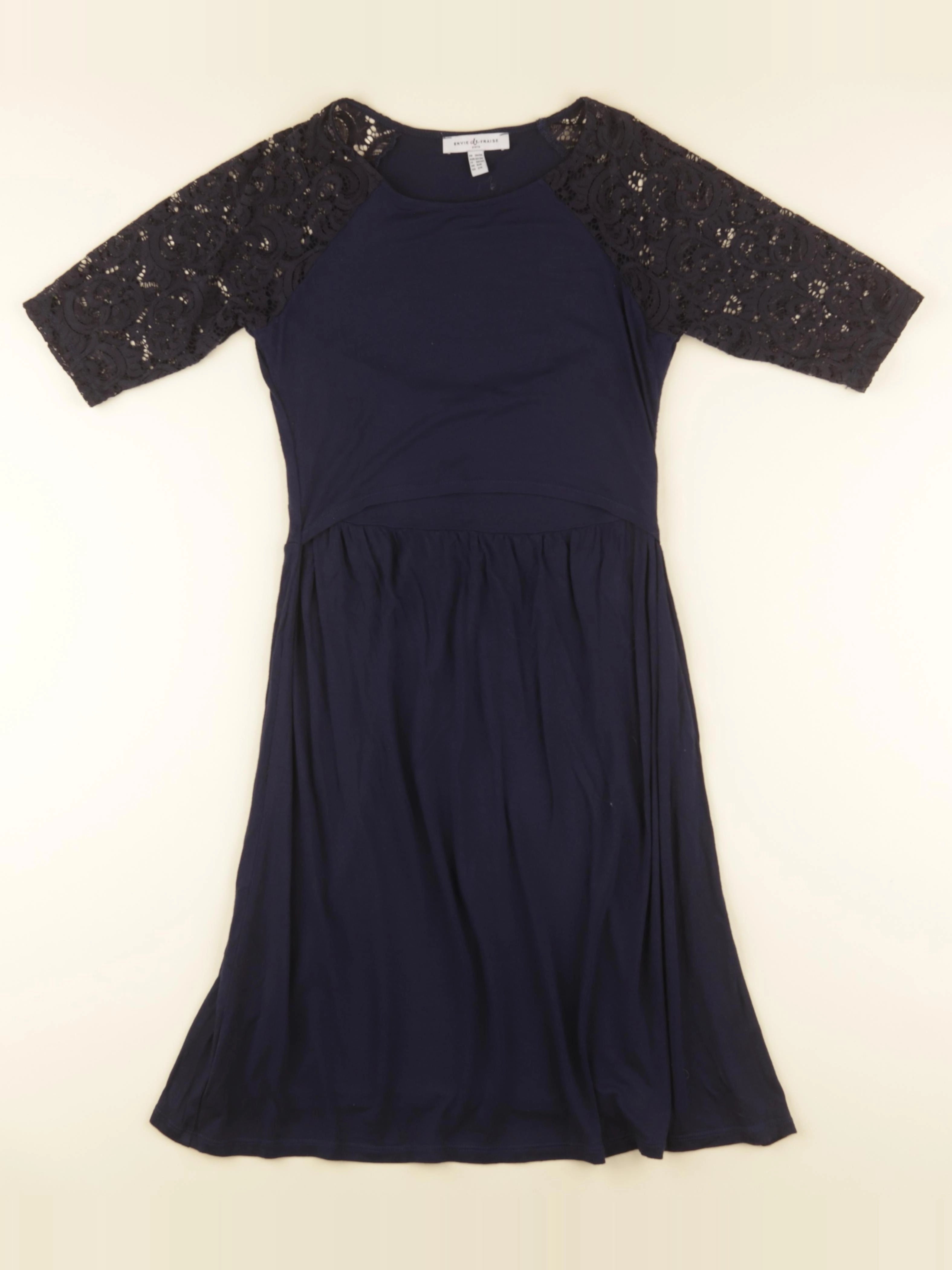 Envie de fraise - robe allaitement bleu - 34 à 36