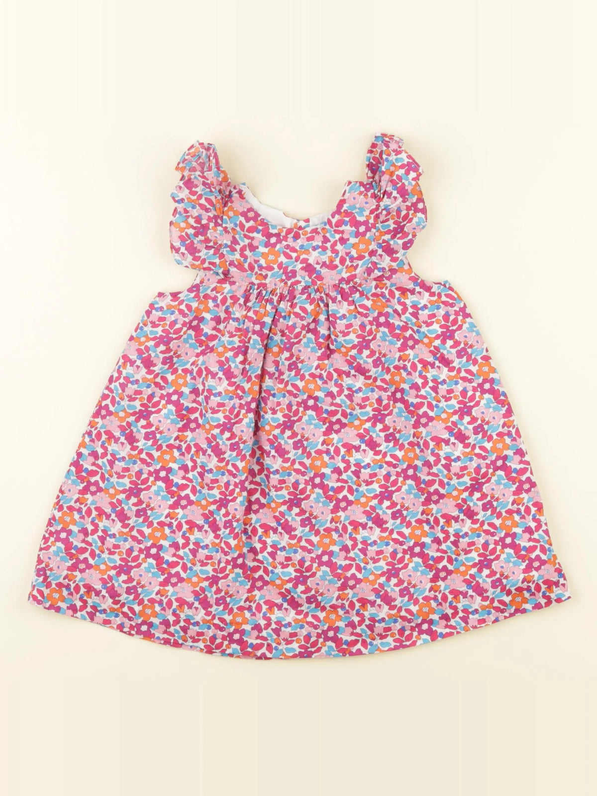 Jacadi - robe liberty multicolore - 18 mois