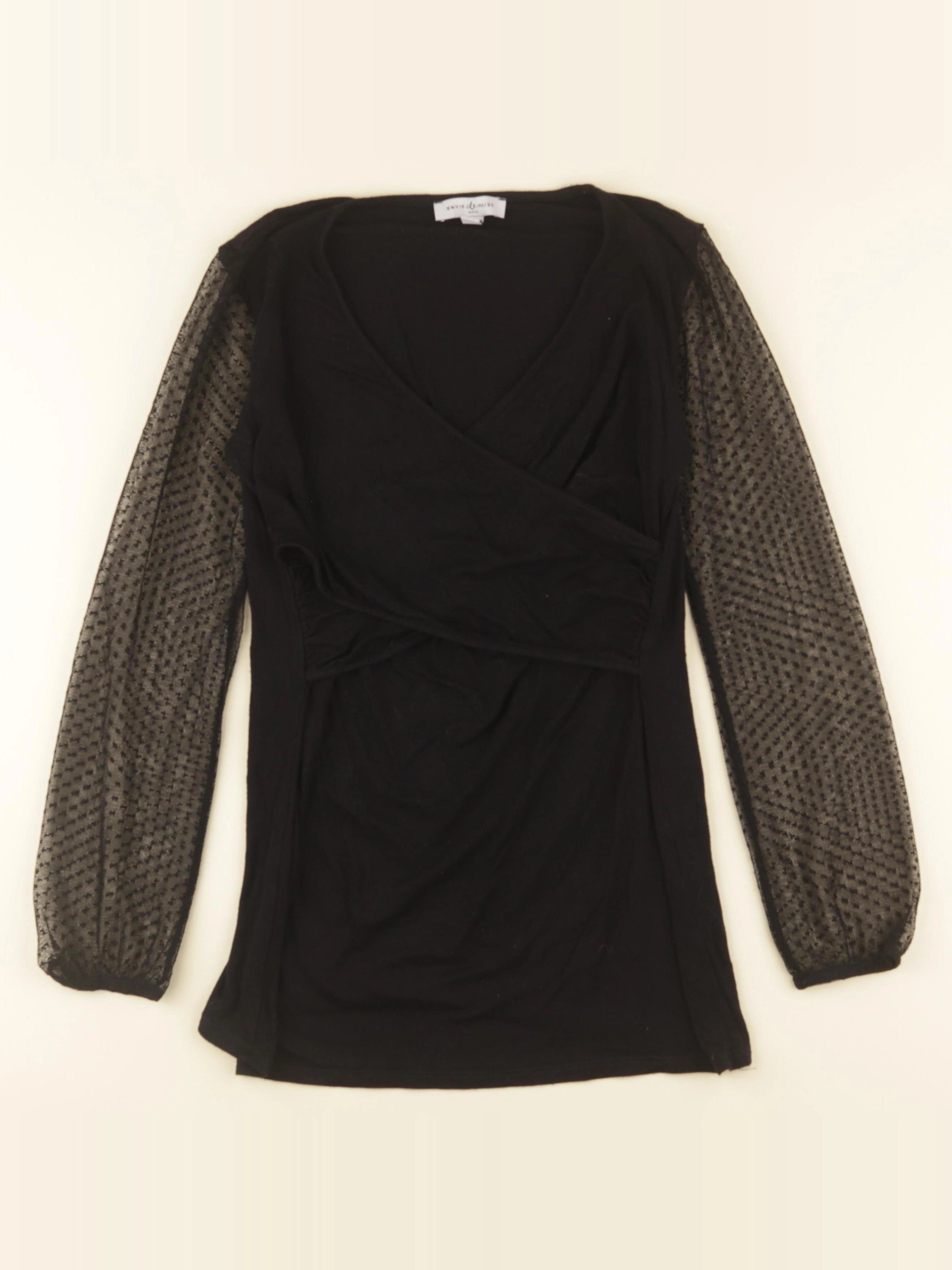 Envie de fraise - tee-shirt allaitement noir - 34 à 36