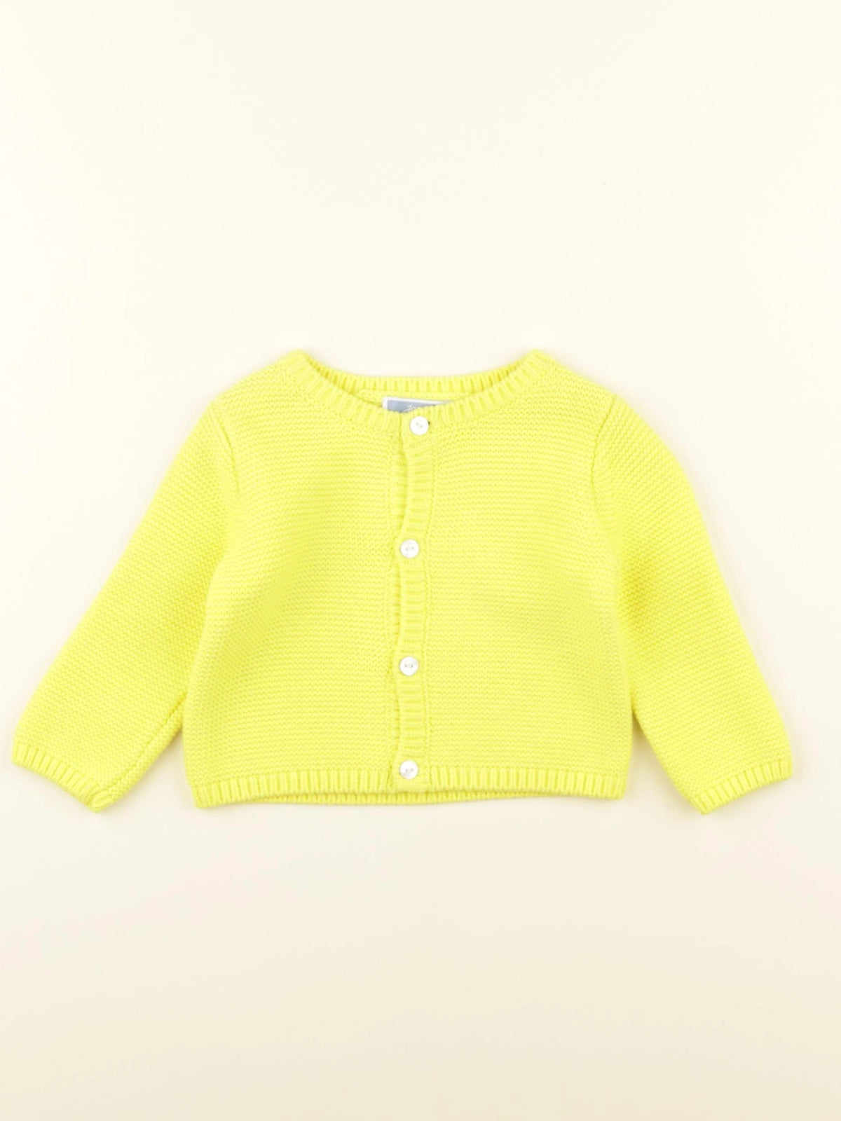 Jacadi - gilet jaune - 6 mois