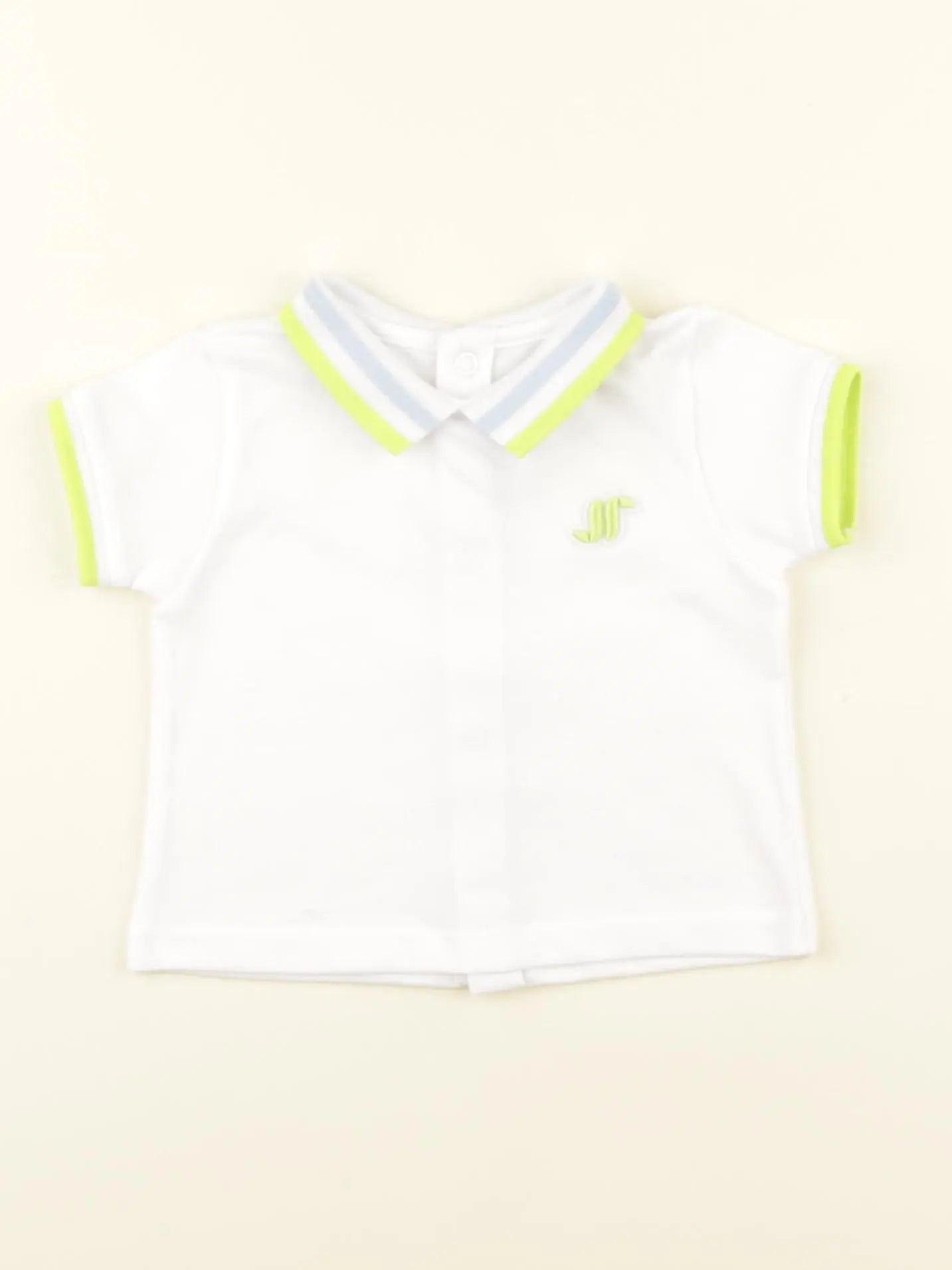 Jacadi - polo blanc - 3 mois