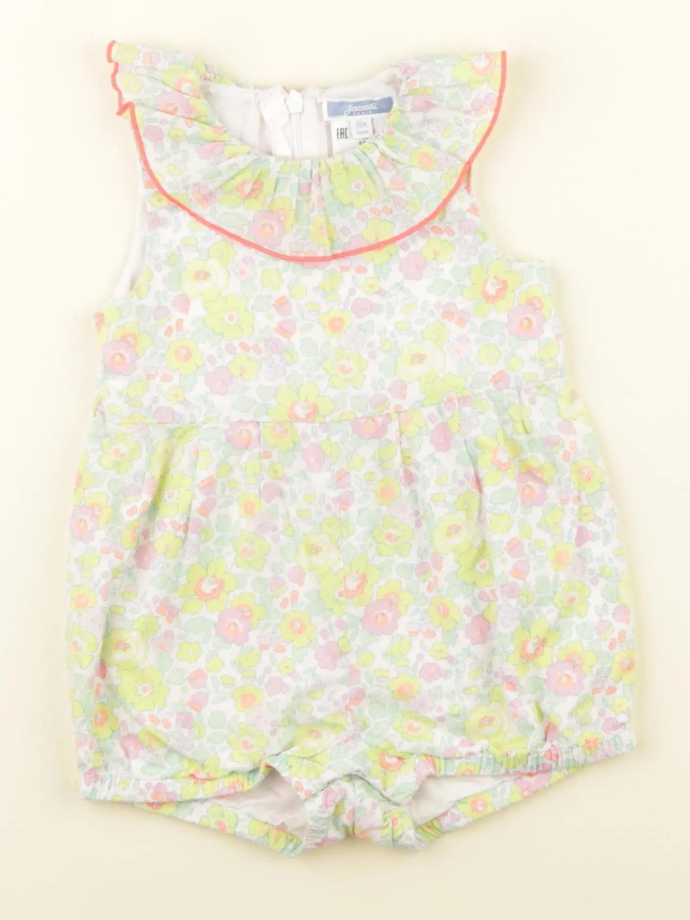 Jacadi - combinaison liberty multicolore - 18 mois