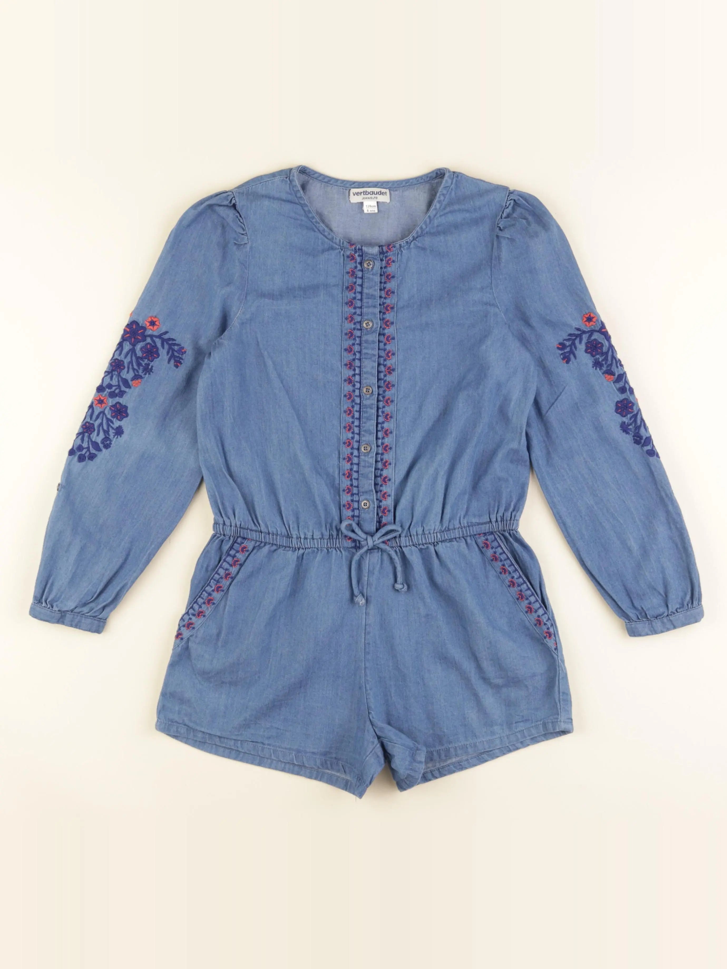 Vertbaudet - combinaison bleu - 8 ans