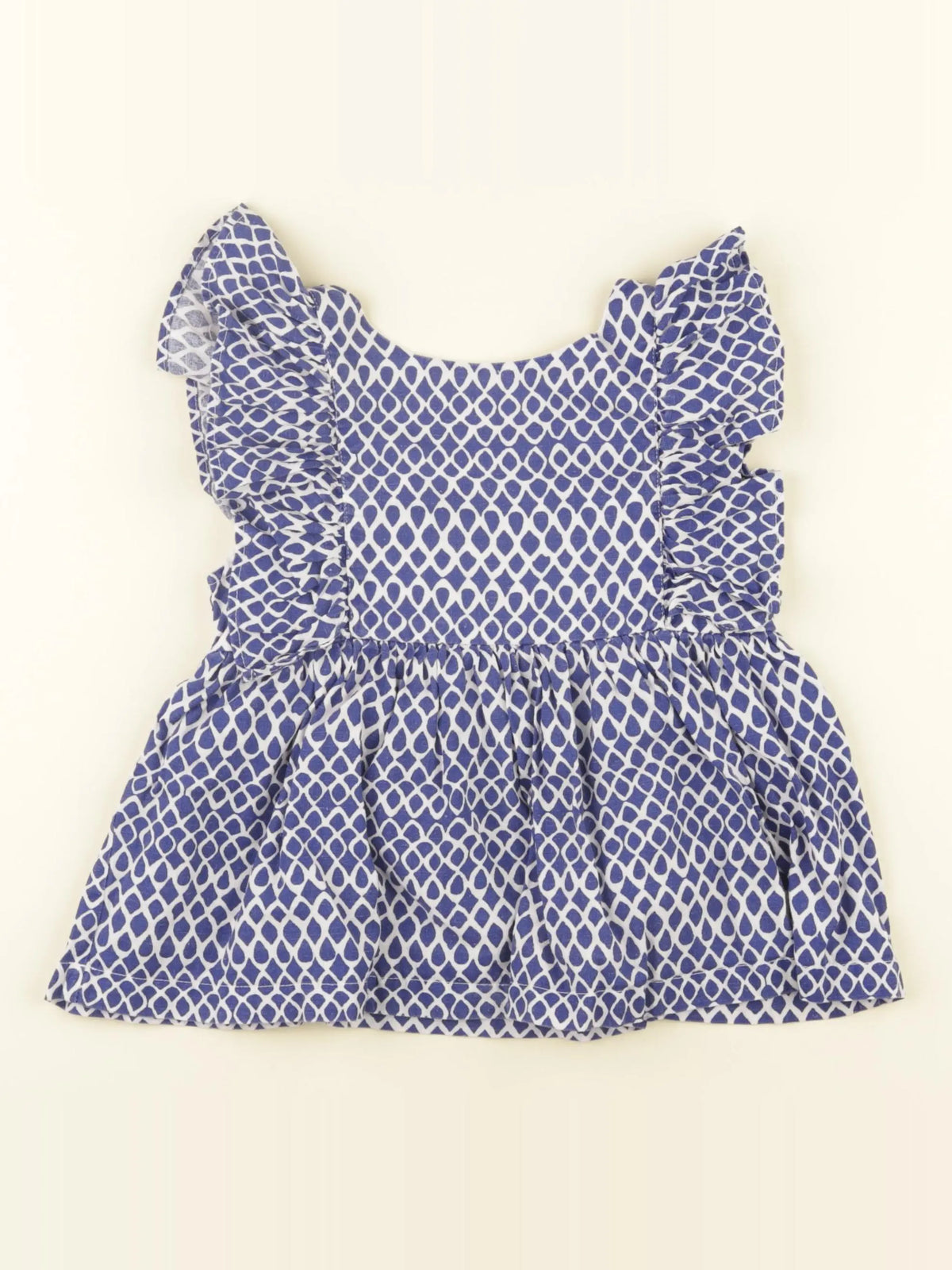 Mango - blouse bleu - 7 ans