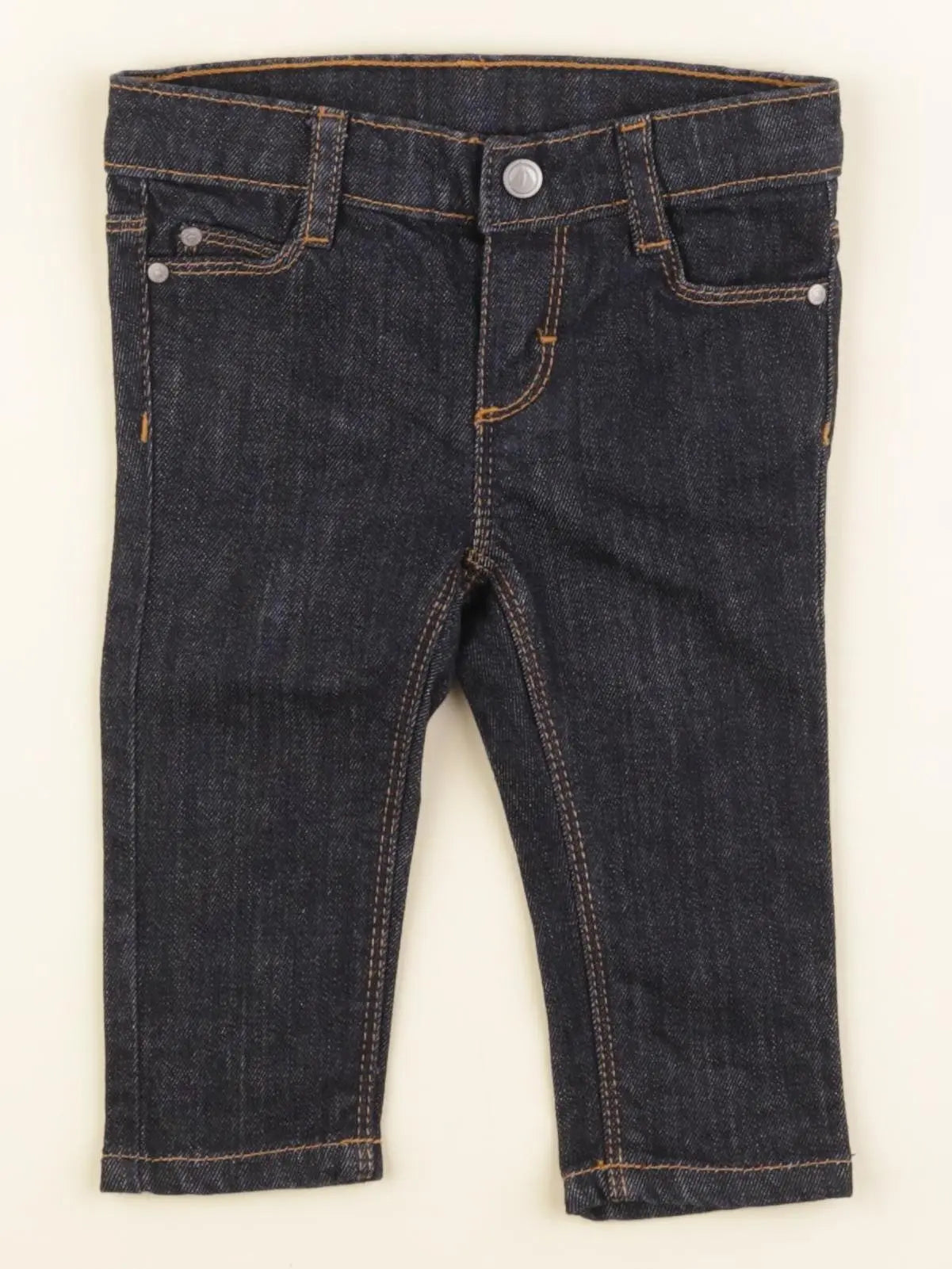 Petit Bateau - jean bleu - 6 mois