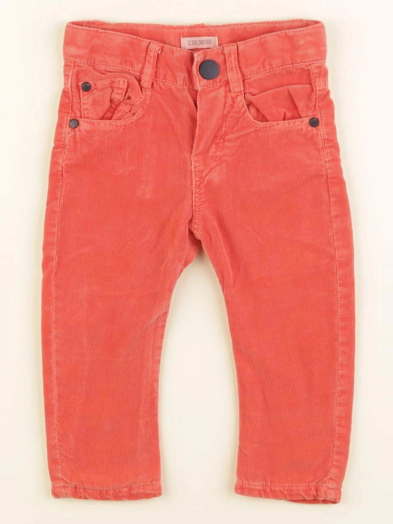 IKKS - pantalon orange - 6 mois