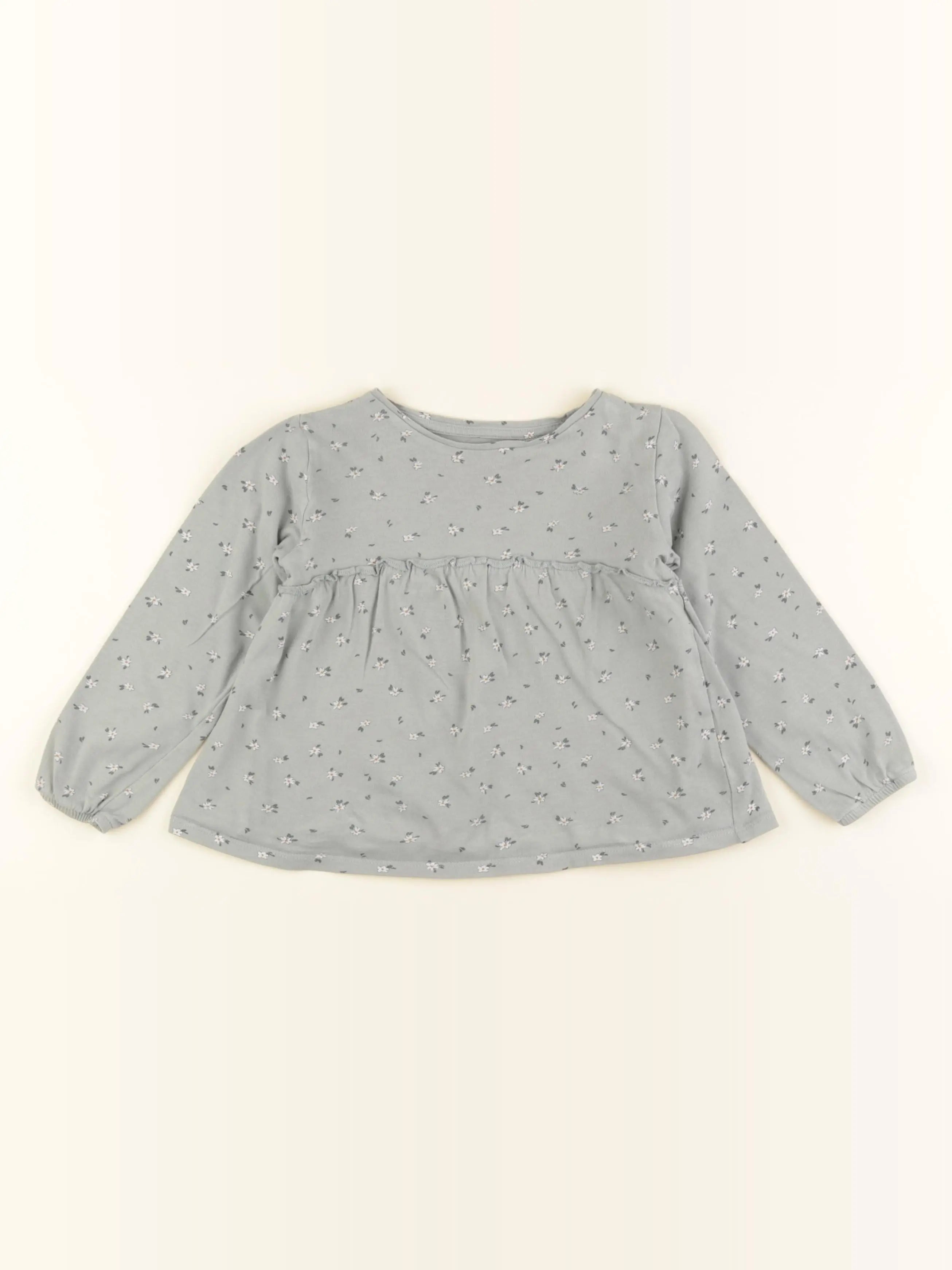 Vertbaudet - tee-shirt vert - 4 ans