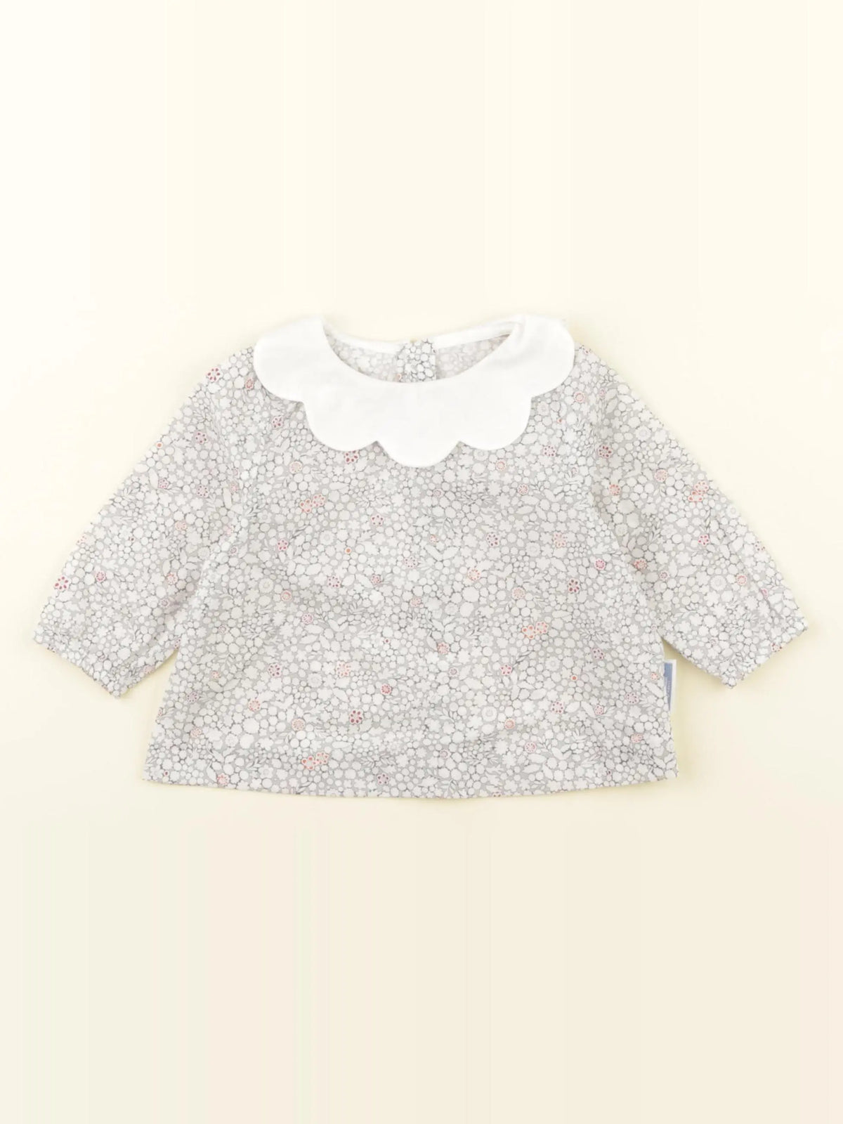 Jacadi - blouse liberty gris - 6 mois