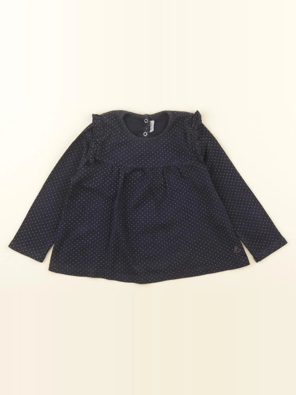 Petit Bateau - tee-shirt bleu - 24 mois