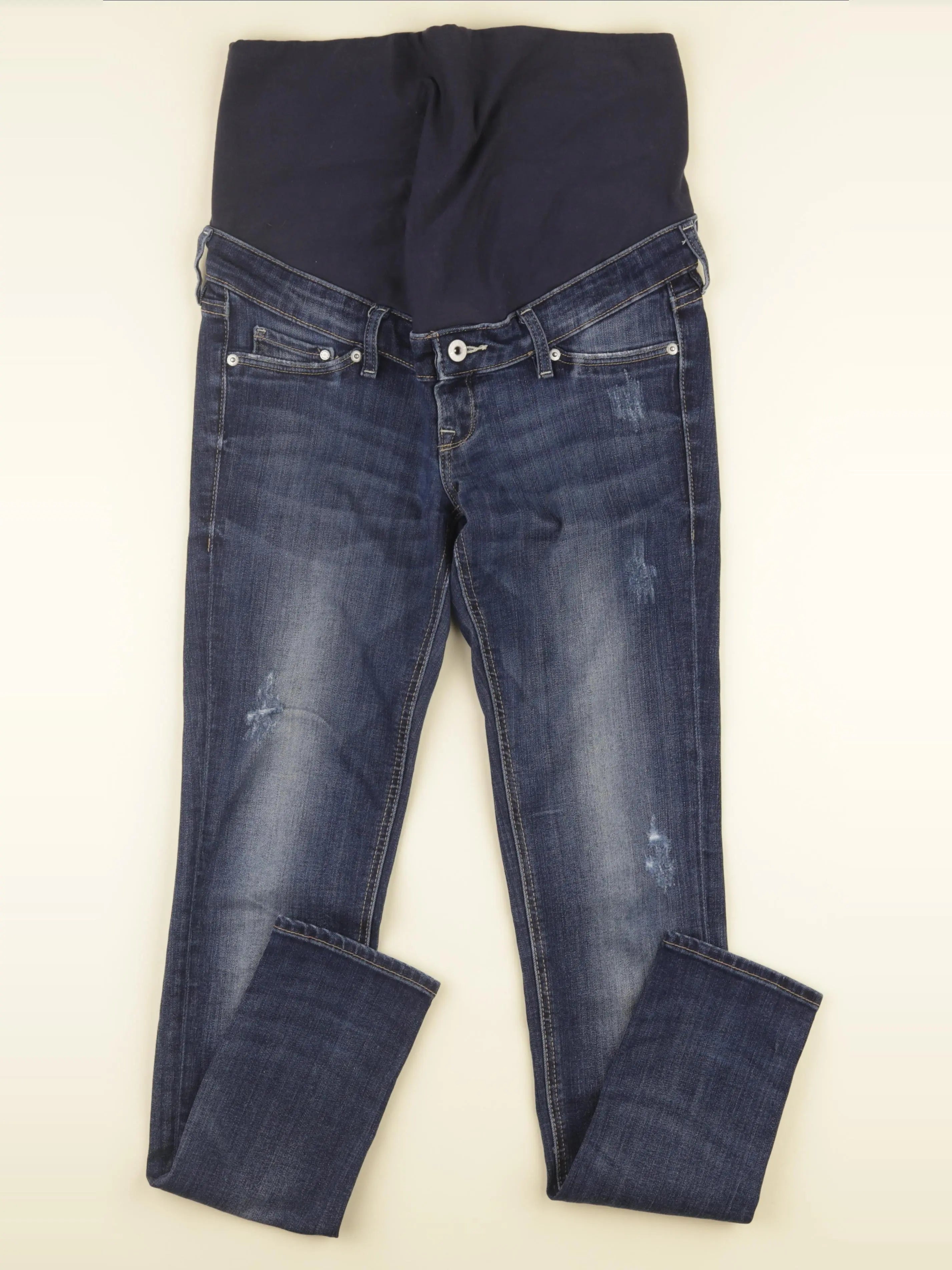 H&M - jean grossesse bleu - 36