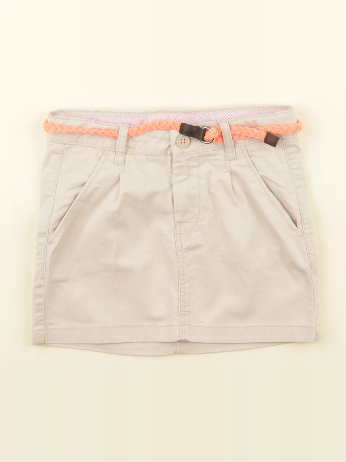H&M - jupe beige - 7 ans